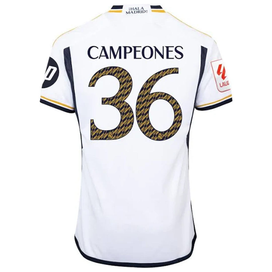 [CAMPEONES #36] Real Madrid Home Jersey 23/24 - Soccerfana