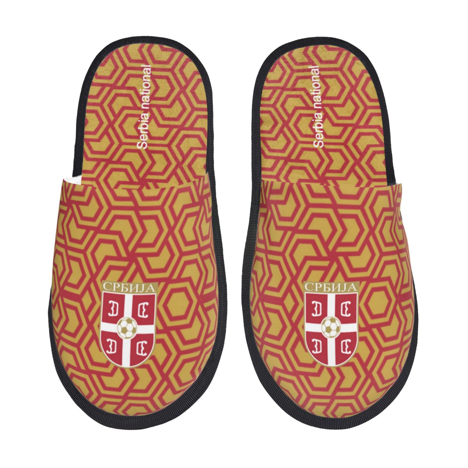 Serbia Cotton Slippers FSP2328 - Soccerfana