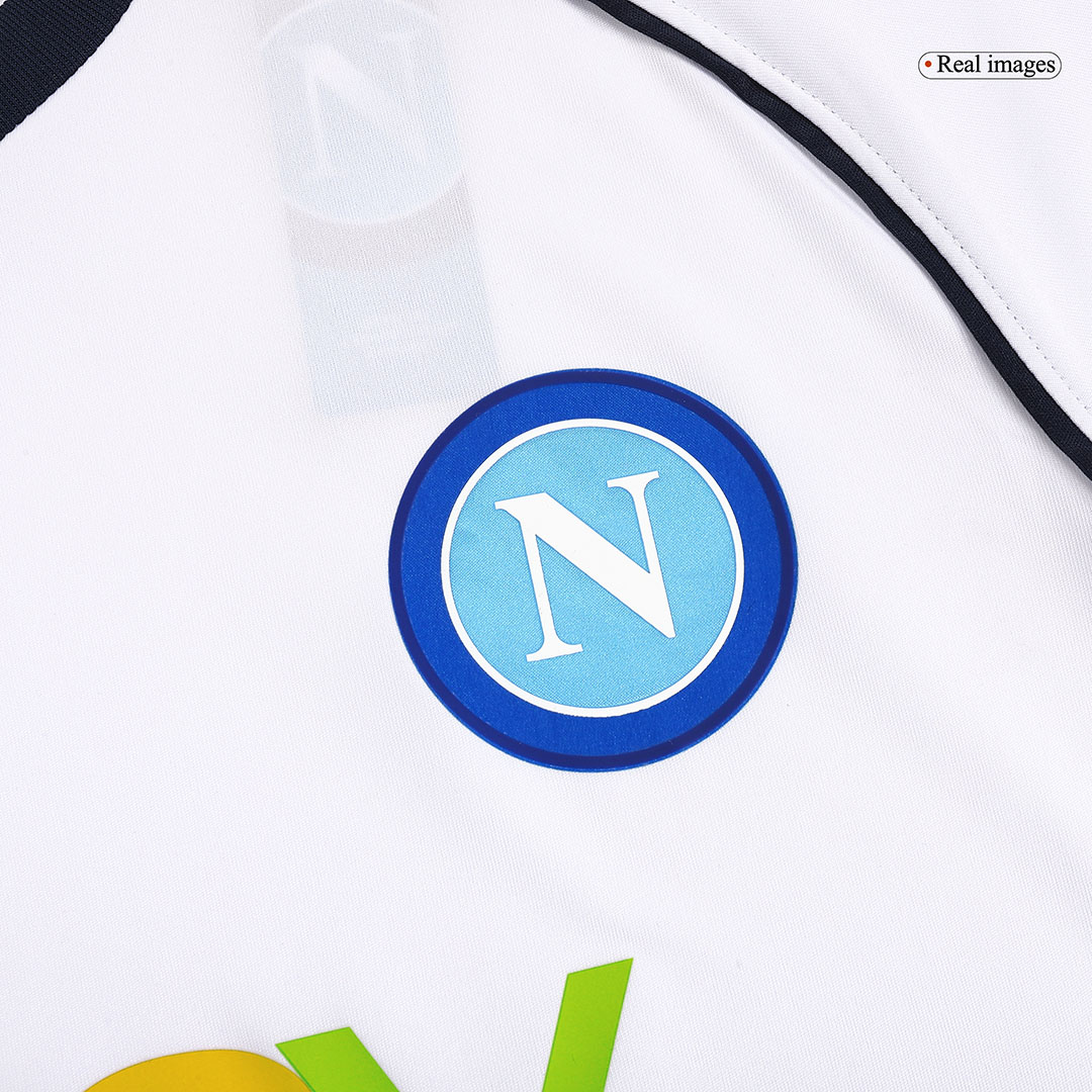 SSC Napoli White Pre-Match Jersey 23/24 - Soccerfana