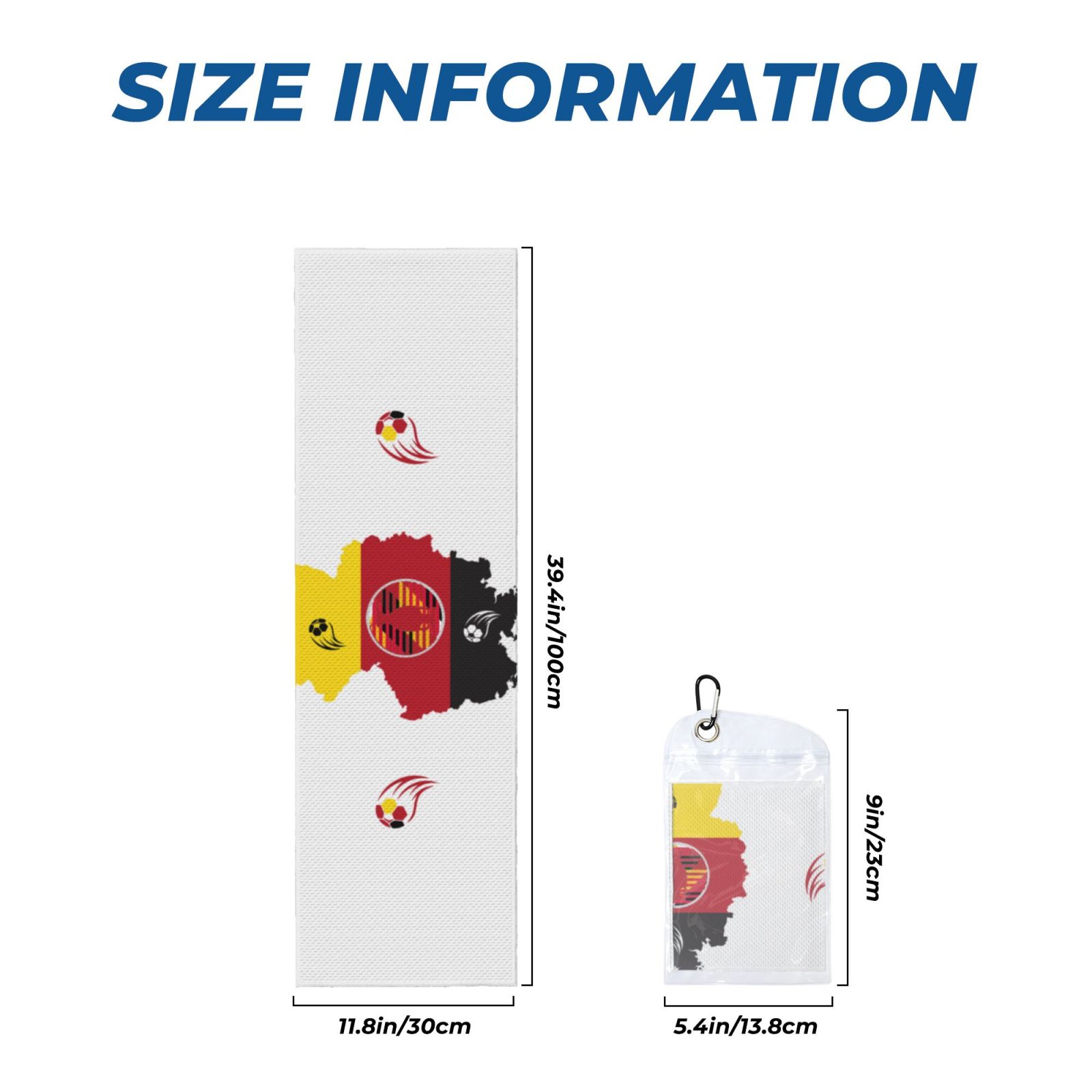 Gemany EURO 2024 Cold Exercise Towel CET1766 - Soccerfana