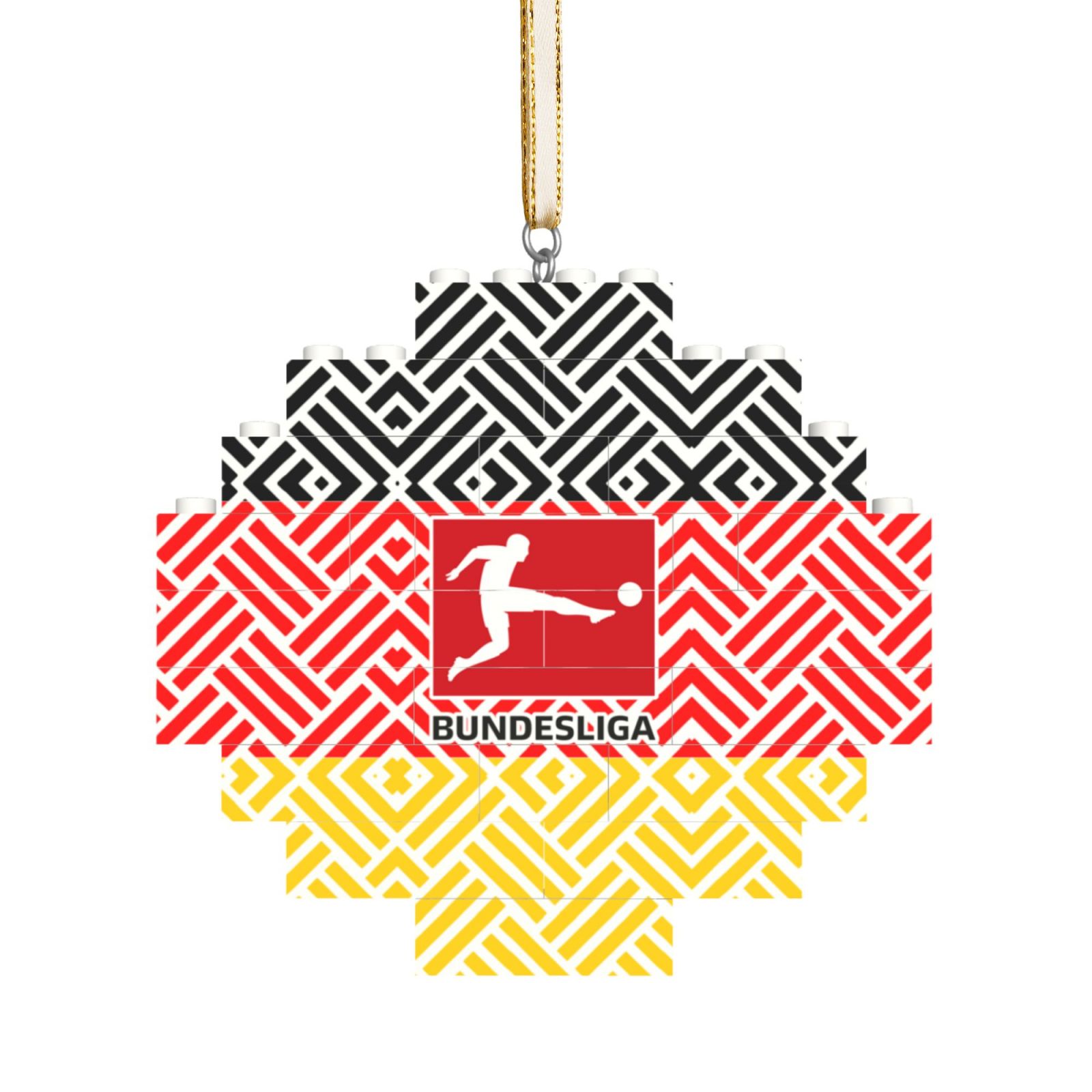 Germany Football League Building Block Puzzle Ornament BBP2027 - Soccerfana