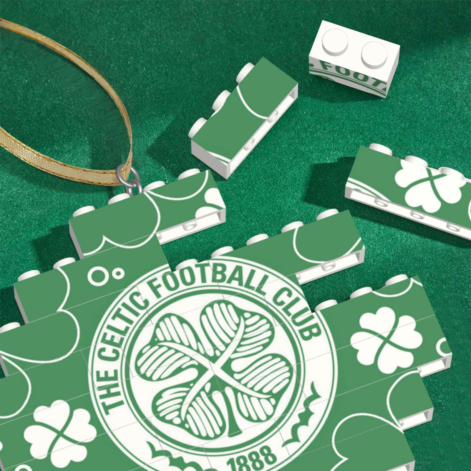 Celtic Building Block Puzzle Ornament BBP2106 - Soccerfana