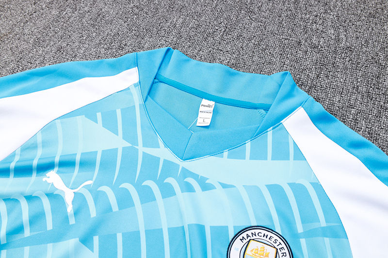 Manchester City Long Sleeve Track Suit 23/24 MEN590 - Soccerfana