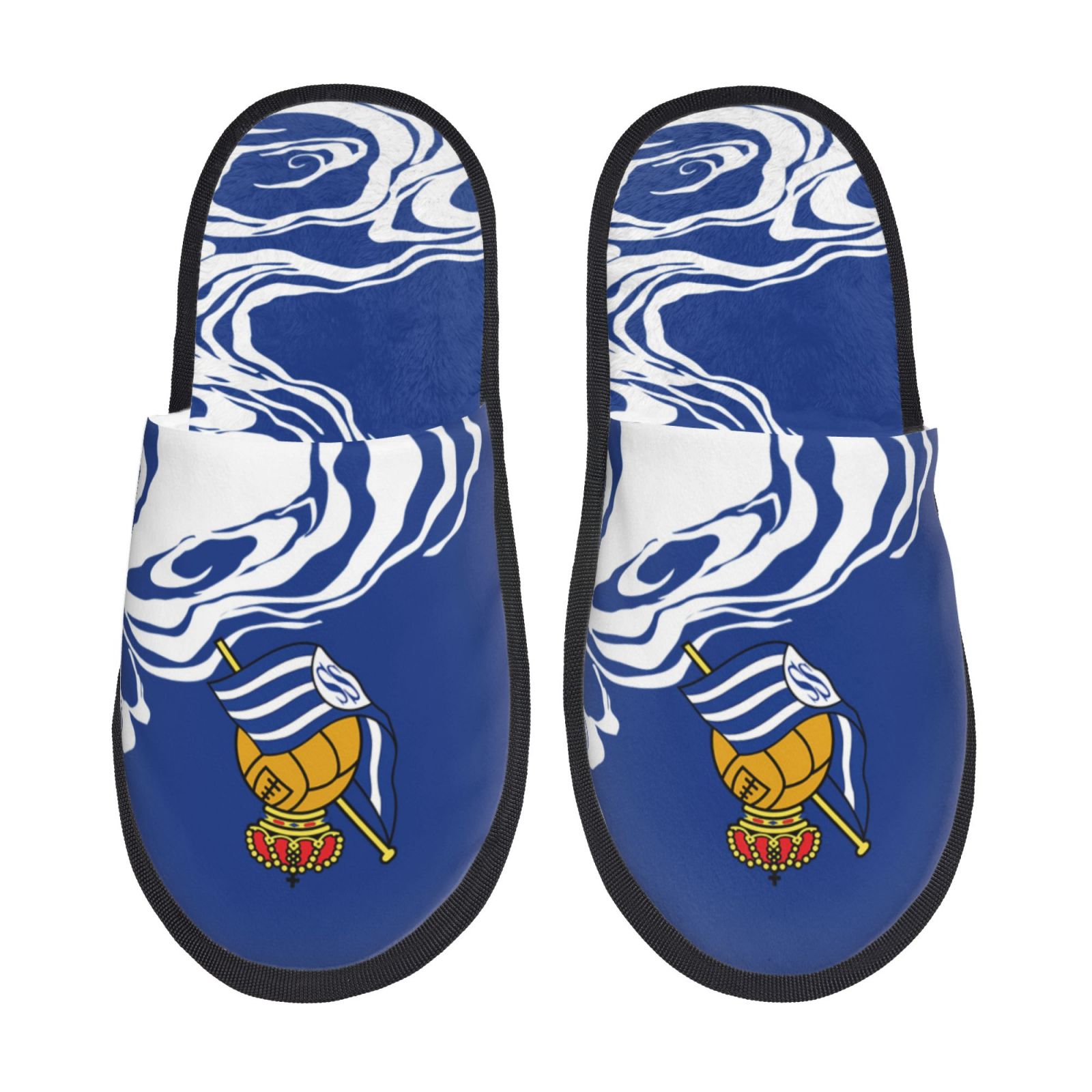 Real Sociedad Cotton Slippers FSP2247 - Soccerfana