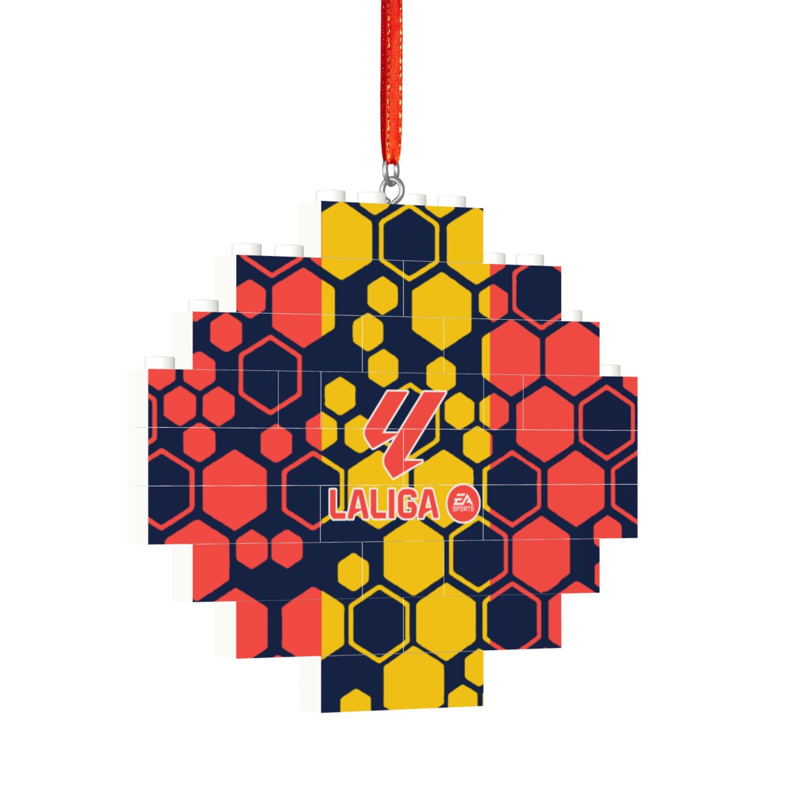 Spain La Liga Building Block Puzzle Ornament BBP2023 - Soccerfana