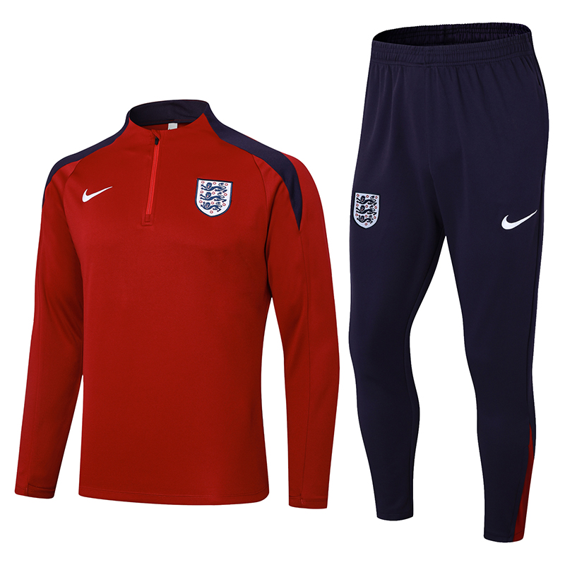 England Long Sleeve Track Suit 2024/25 MEN559 - Soccerfana