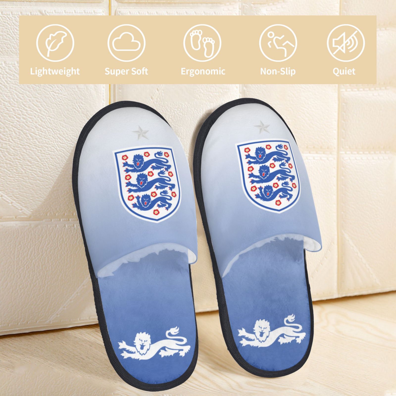 England Cotton Slippers FSP2241 - Soccerfana