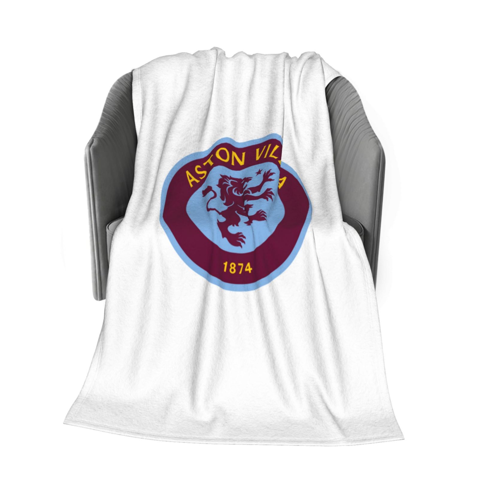 Aston Villa Flannel Blanket FLB1606 - Soccerfana