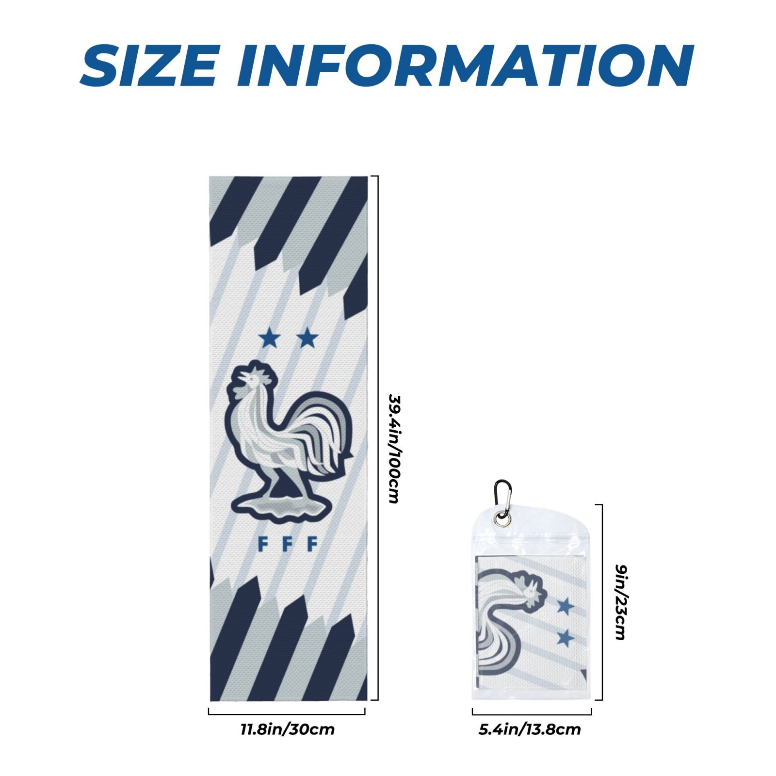 France Sports Towel CET2147 - Soccerfana