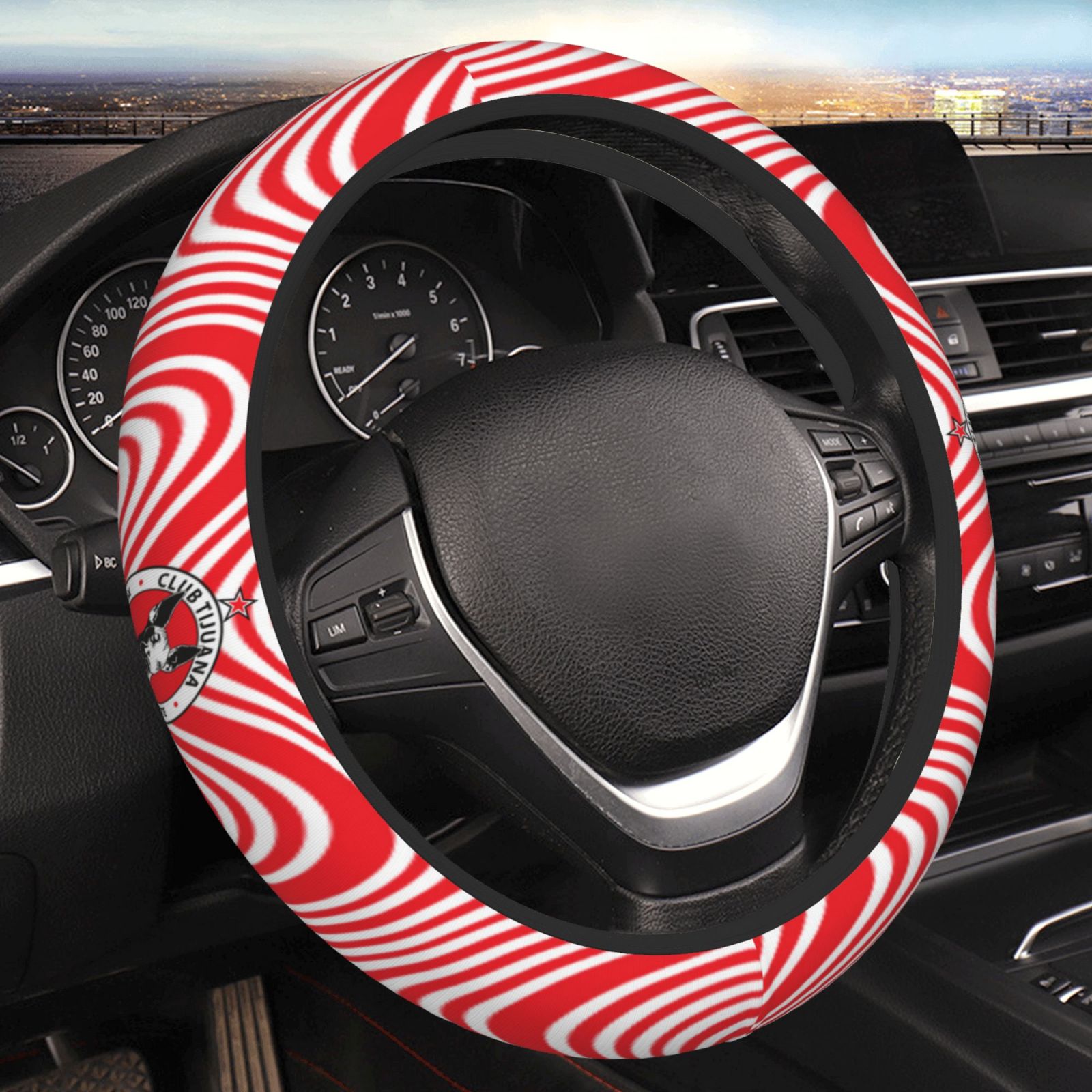 Xolos Tijuana Steering Wheel Cover ESW2453 - Soccerfana