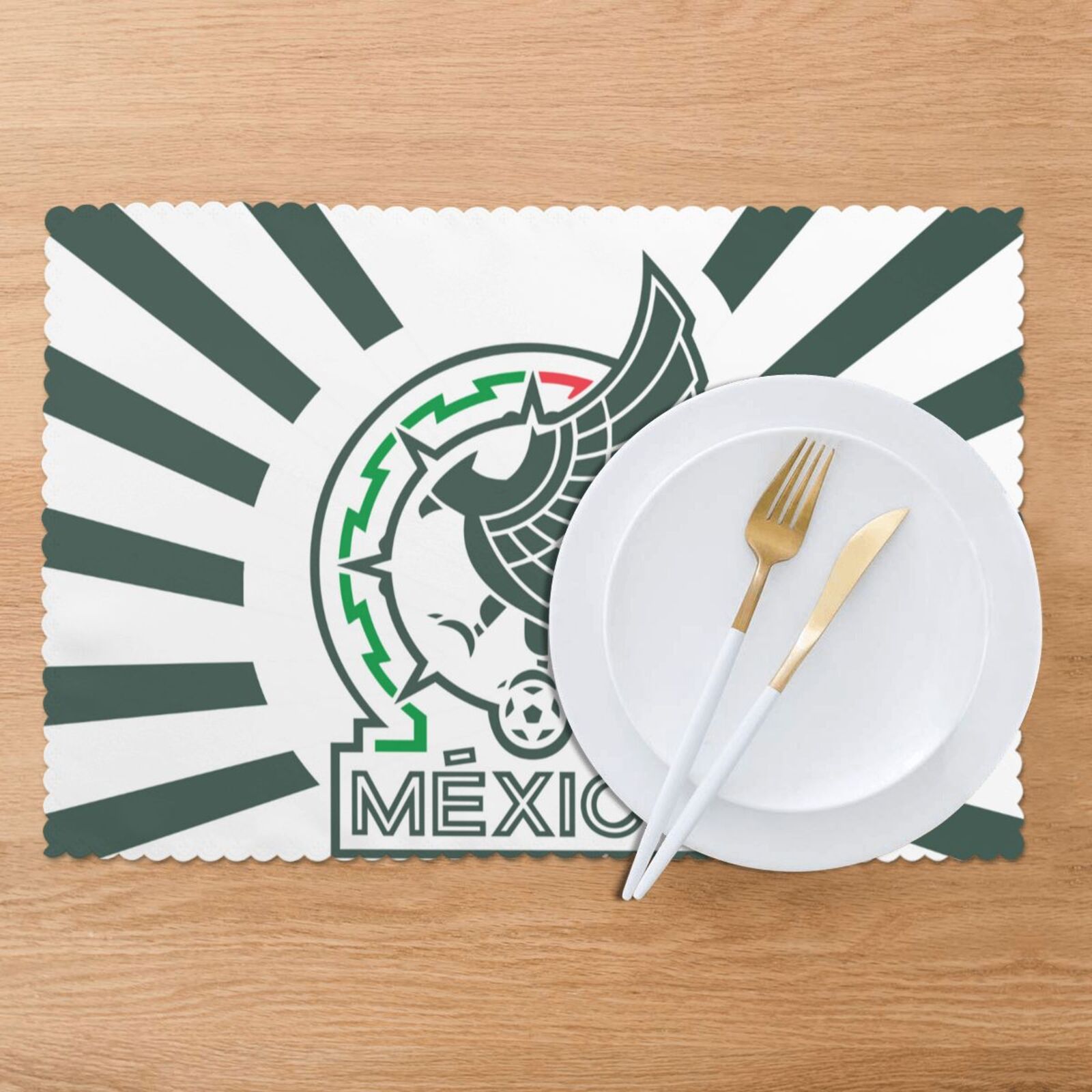 Mexico Placemat Set Of 6 PFD2084 - Soccerfana
