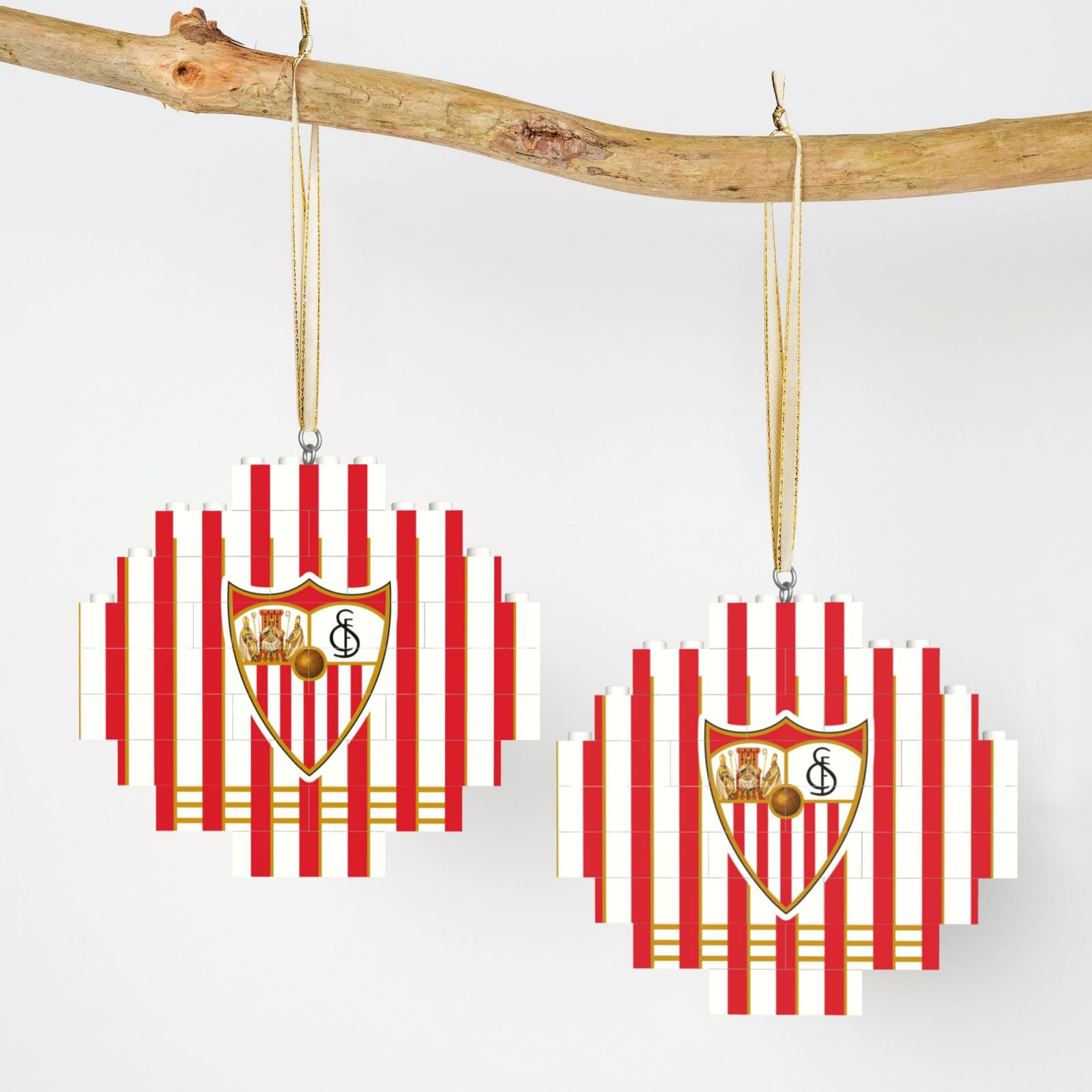 Sevilla Building Block Puzzle Ornament BBP2102 - Soccerfana