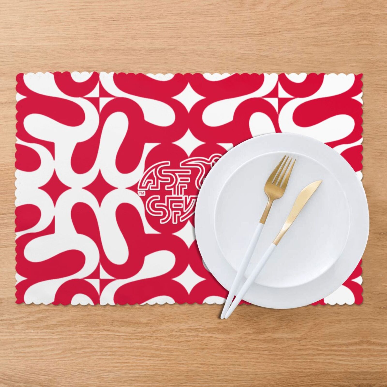 Switzerland Placemat Set Of 6 PFD2265 - Soccerfana