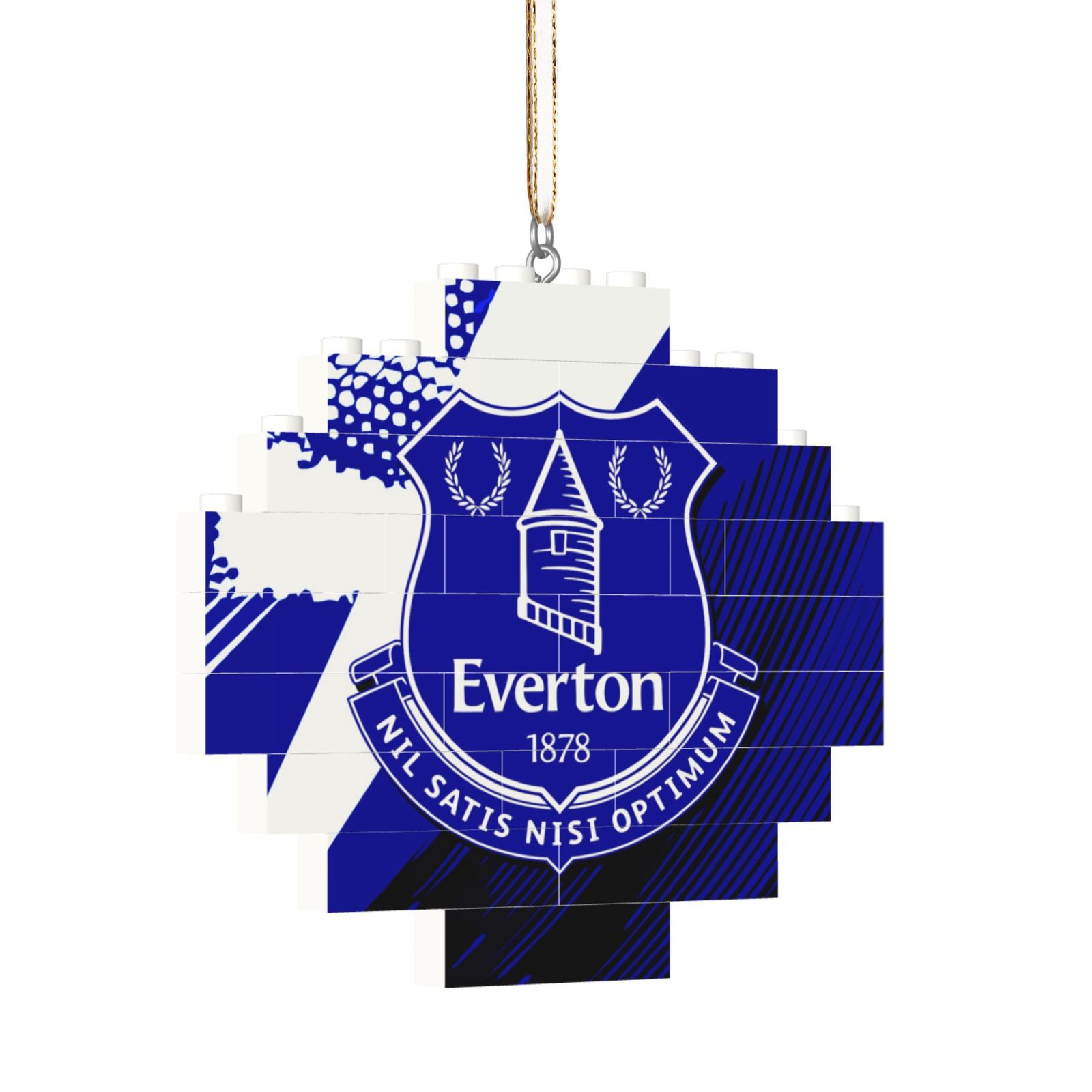 Everton Building Block Puzzle Ornament BBP2169 - Soccerfana
