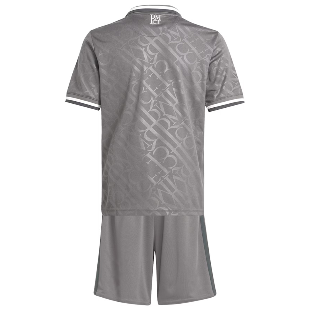 Kid's Real Madrid Third Jersey+Shorts 2024/25 - Soccerfana