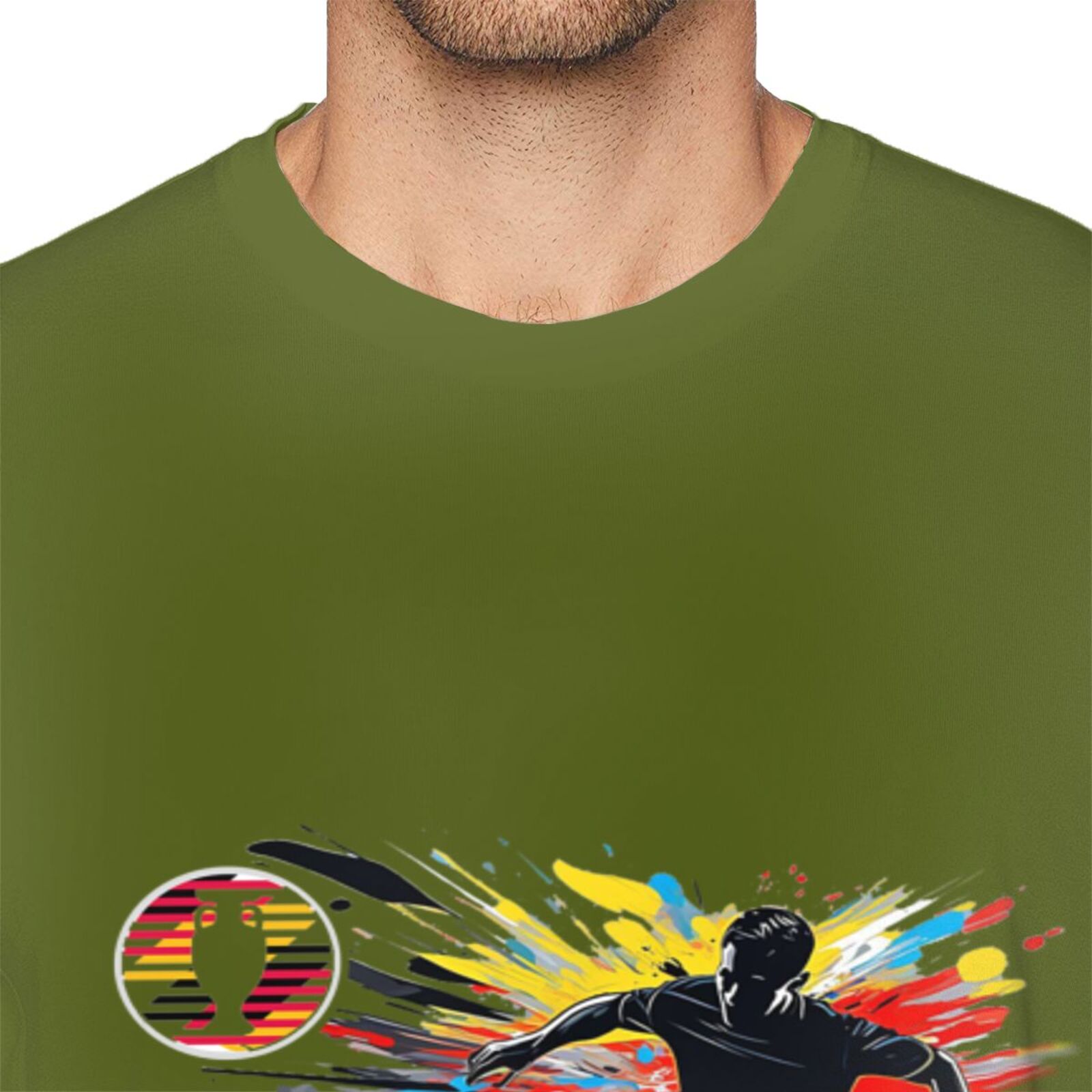 Men's Germany EURO 2024 Basic Short Sleeve T-Shirt BST1748 - Soccerfana