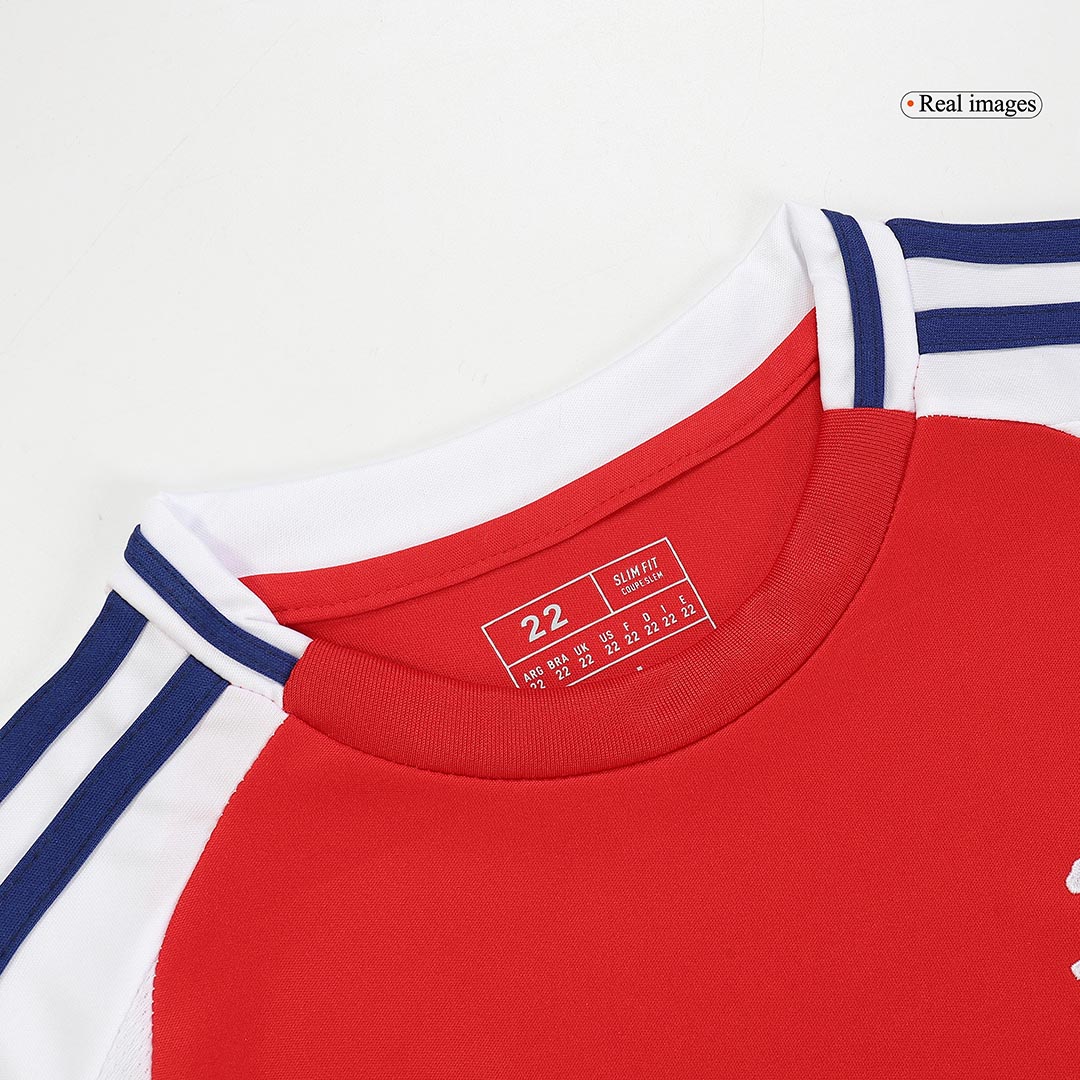 Kid's Arsenal Home Jersey+Shorts 2024/25 - Soccerfana