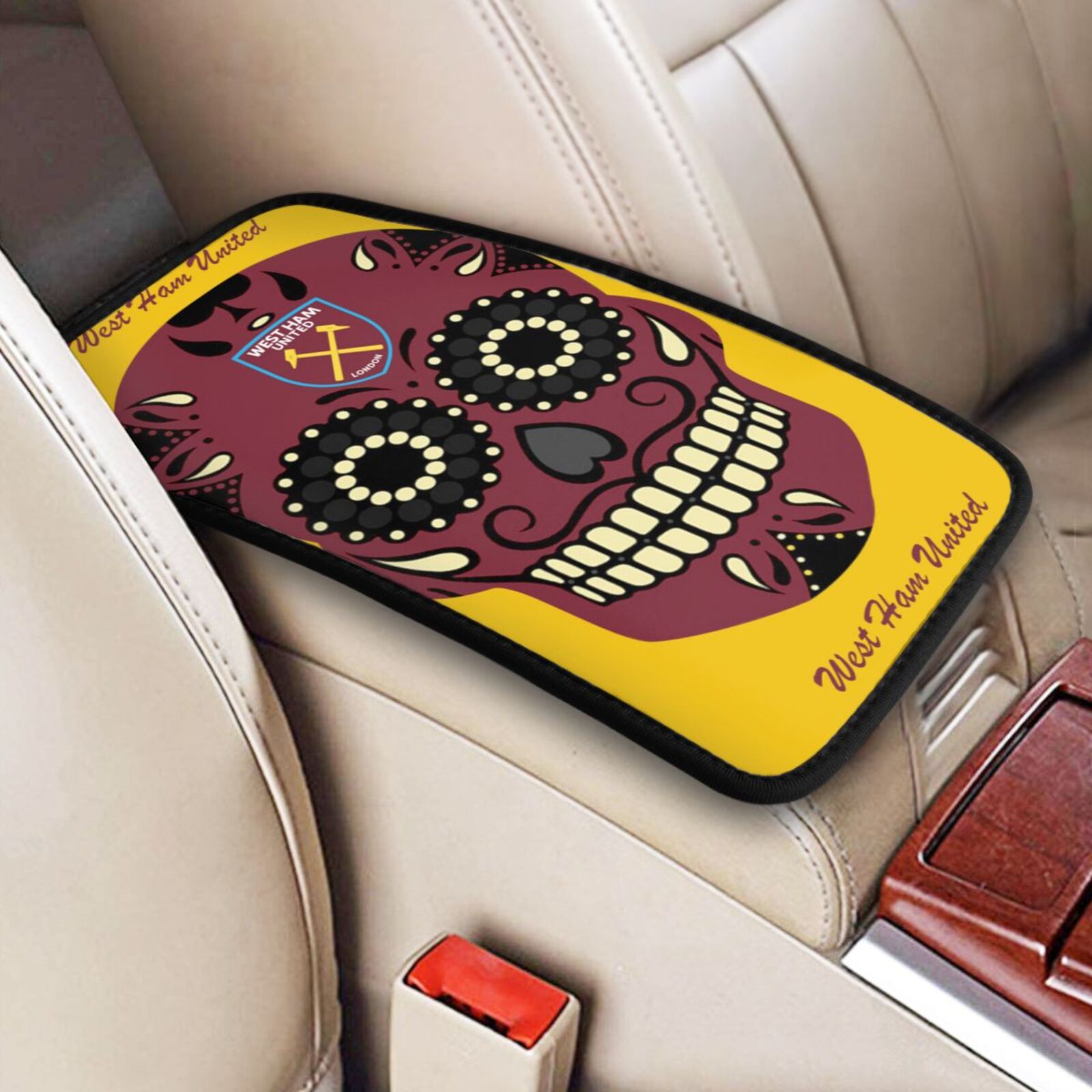 West Ham United Car Handrail Box Cushion CHC2684 - Soccerfana