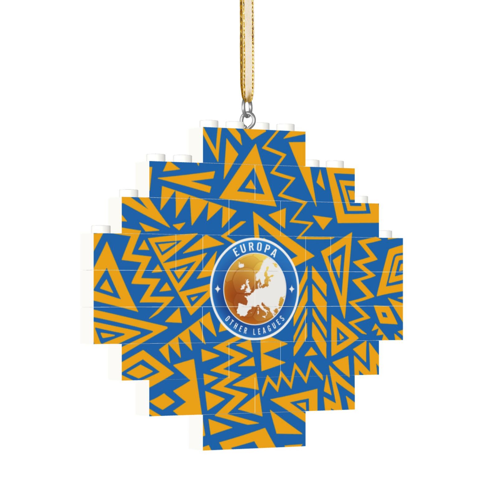 UEFA Europa League Building Block Puzzle Ornament BBP2038 - Soccerfana