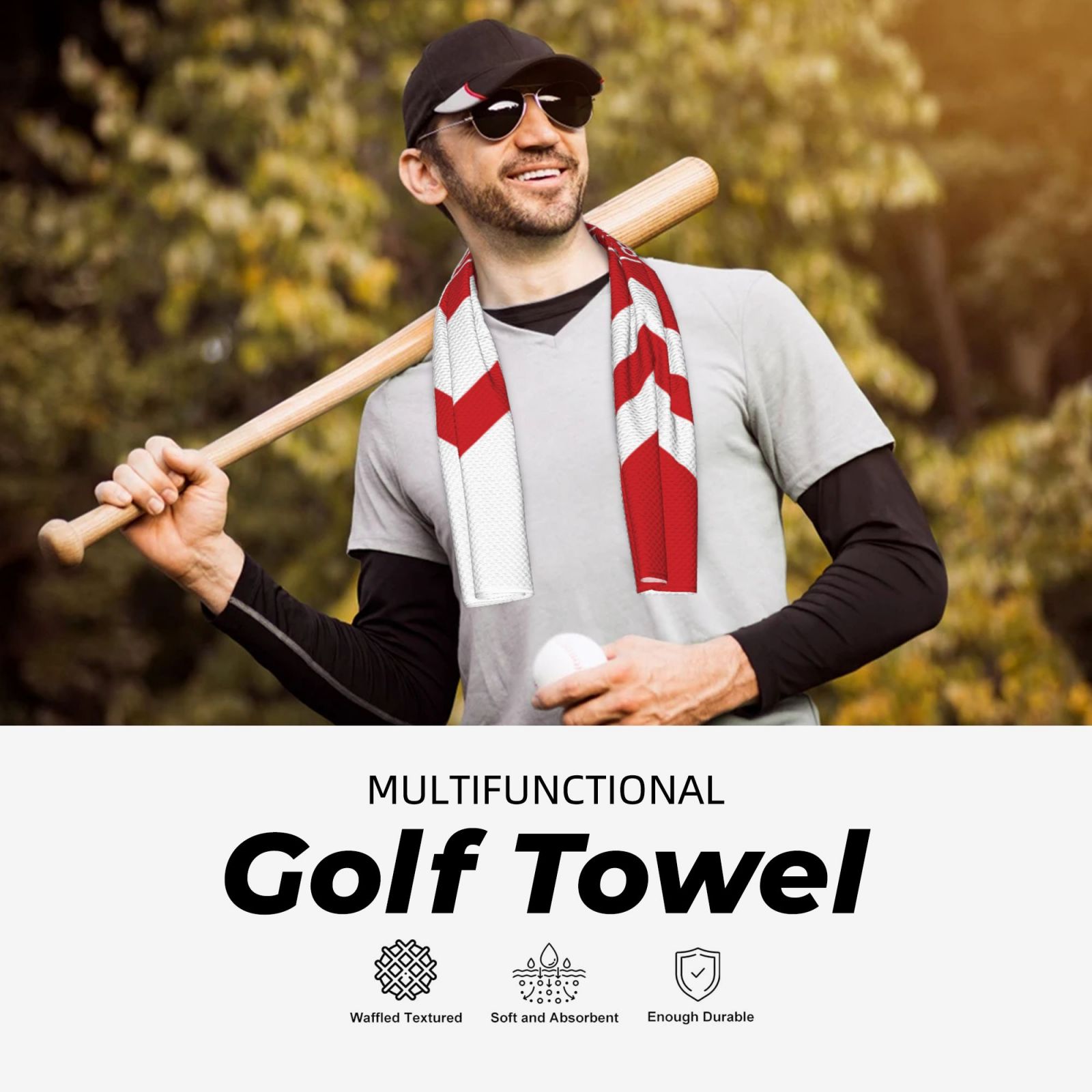 Denmark Sports Towel CET2139 - Soccerfana