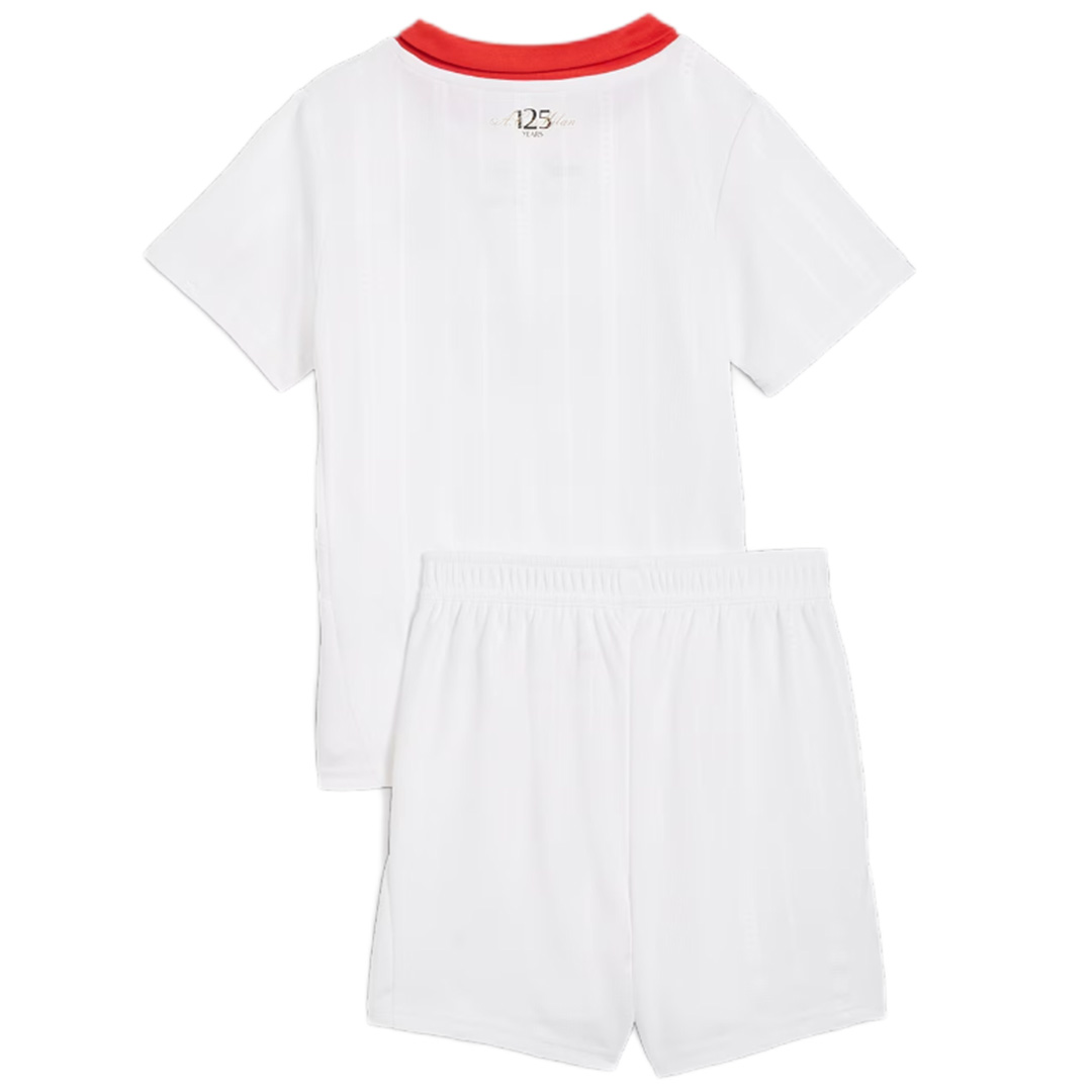 Kid's AC Milan Away Jersey+Shorts 2024/25 - Soccerfana