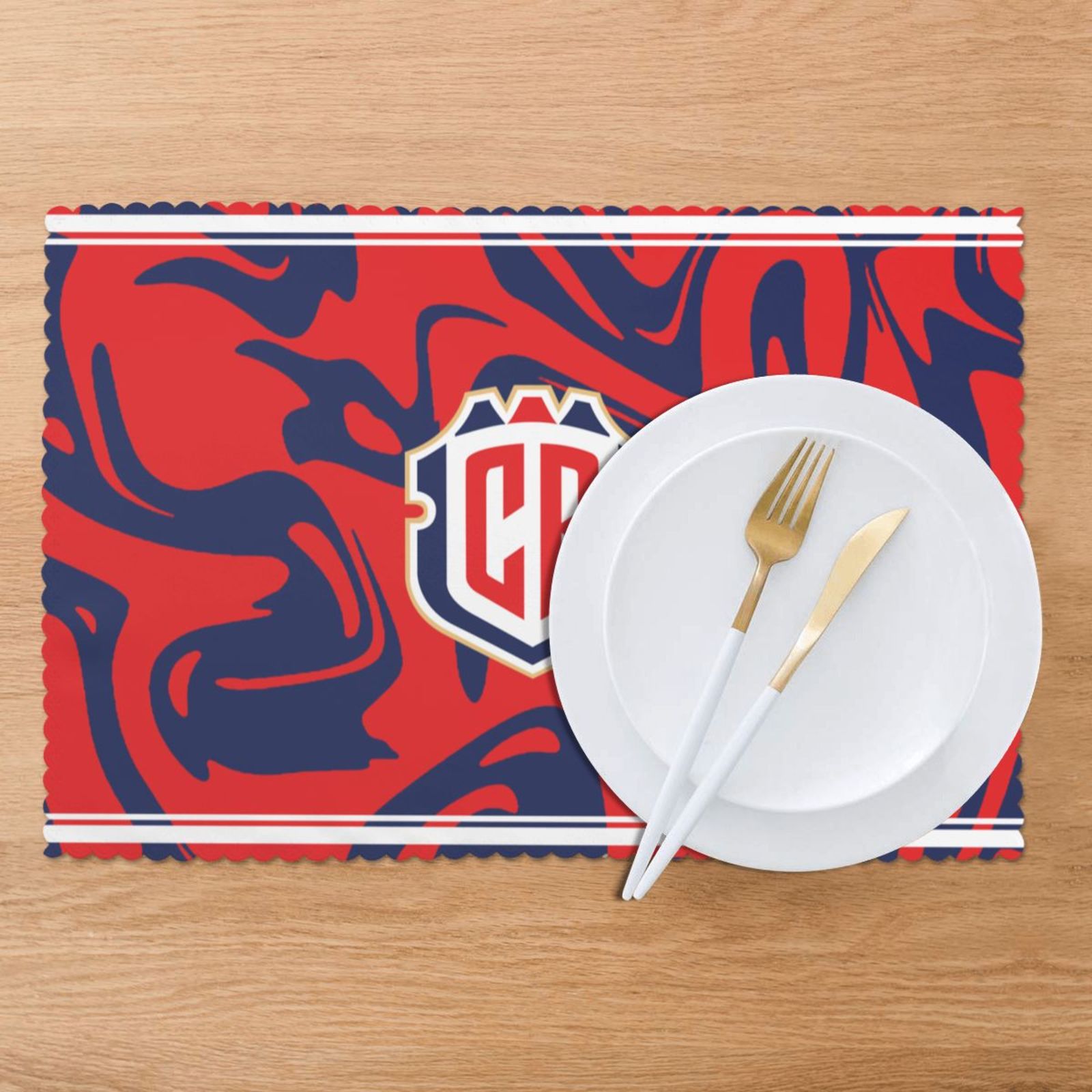 Costa Rica Placemat Set Of 6 PFD2276 - Soccerfana