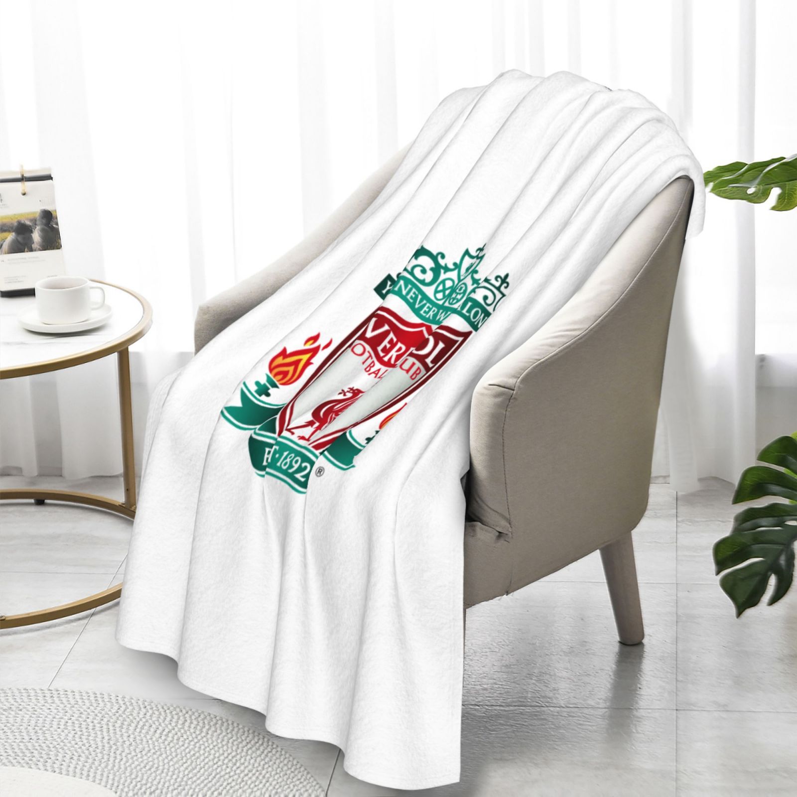 Liverpool Flannel Blanket FLB1597 - Soccerfana