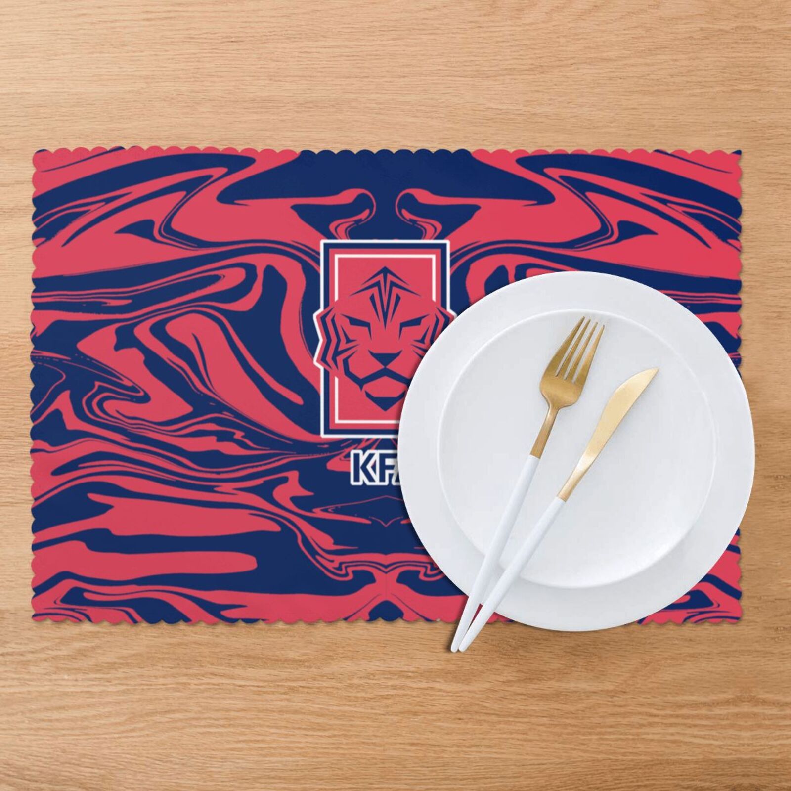 South Korea Placemat Set Of 6 PFD2281 - Soccerfana