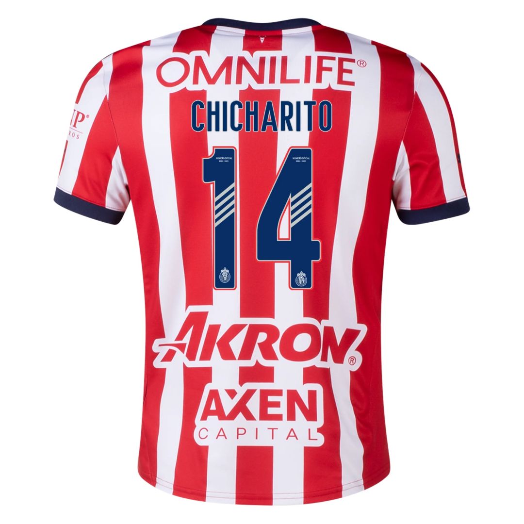 CHICHARITO #14 Chivas Home Jersey 2024/25 - Soccerfana