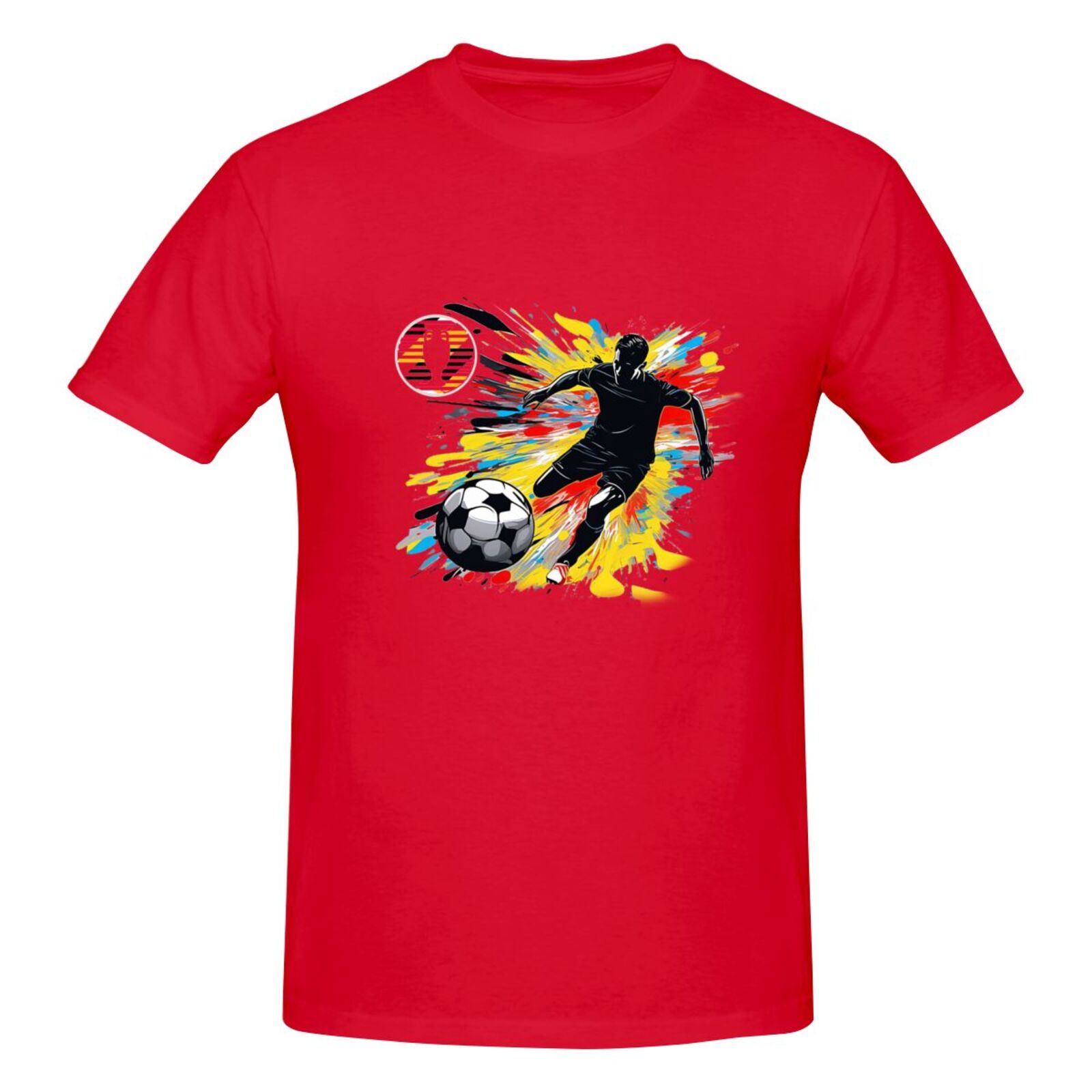 Men's Germany EURO 2024 Basic Short Sleeve T-Shirt BST1748 - Soccerfana