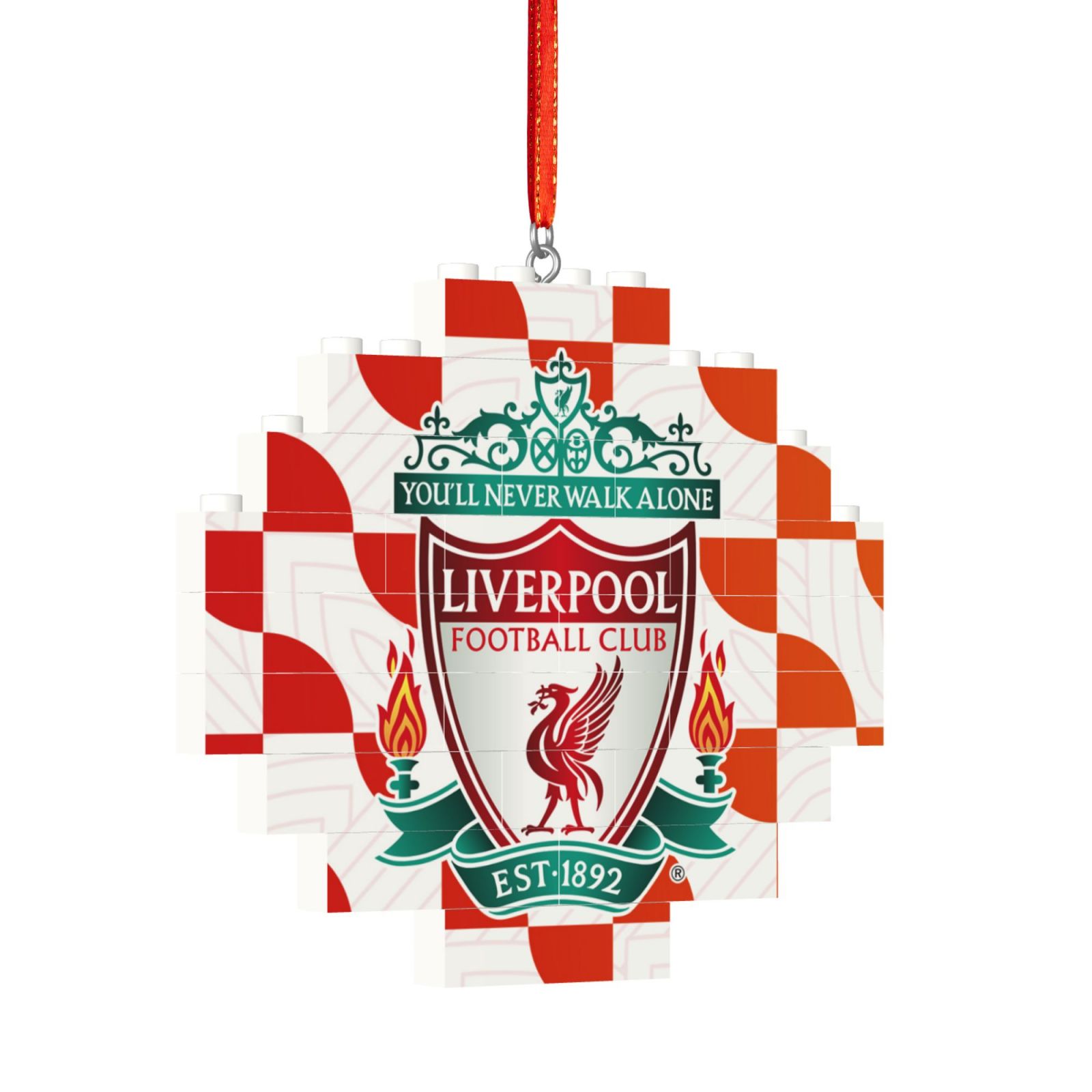 Liverpool Building Block Puzzle Ornament BBP2101 - Soccerfana