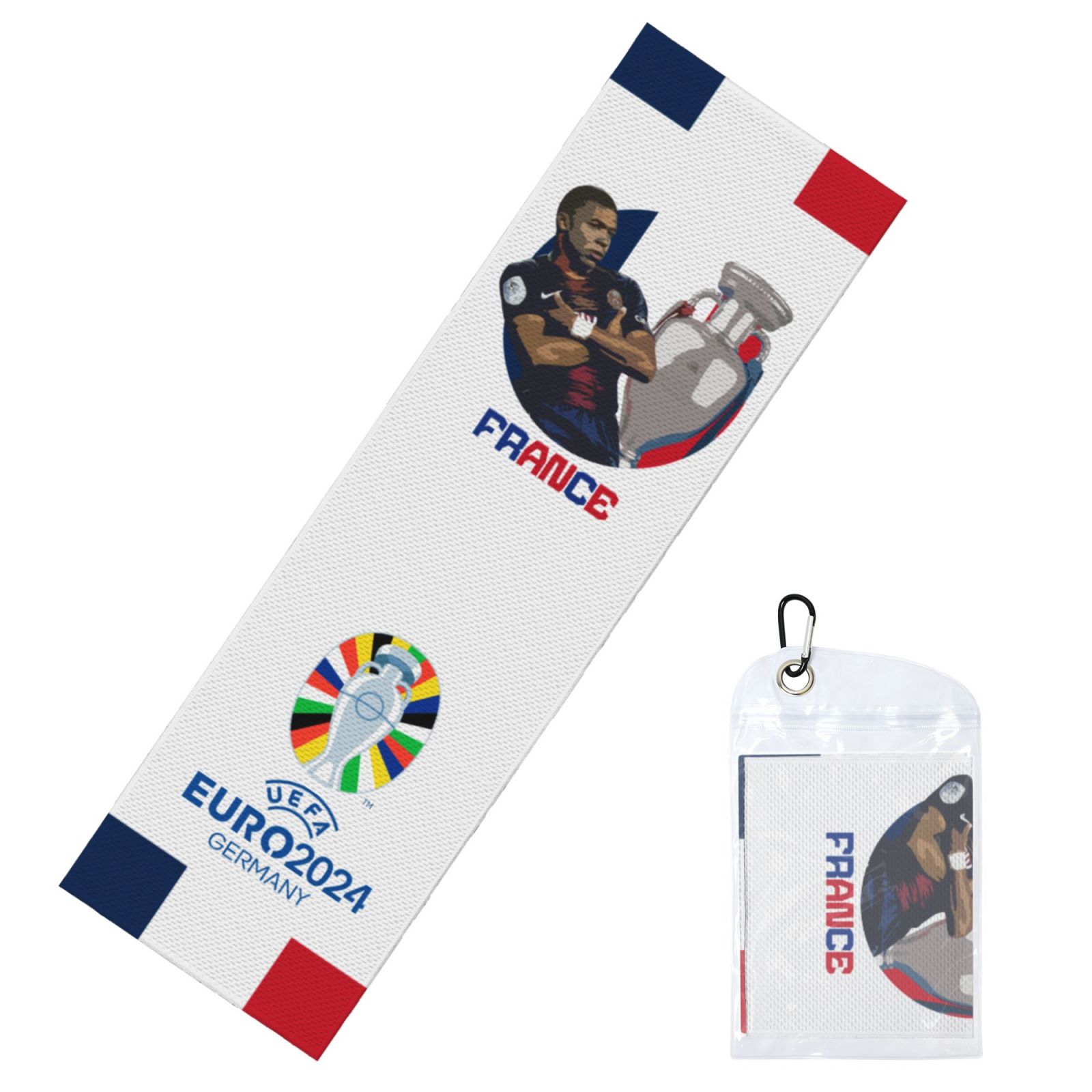 France EURO 2024 Cold Exercise Towel CET1731 - Soccerfana