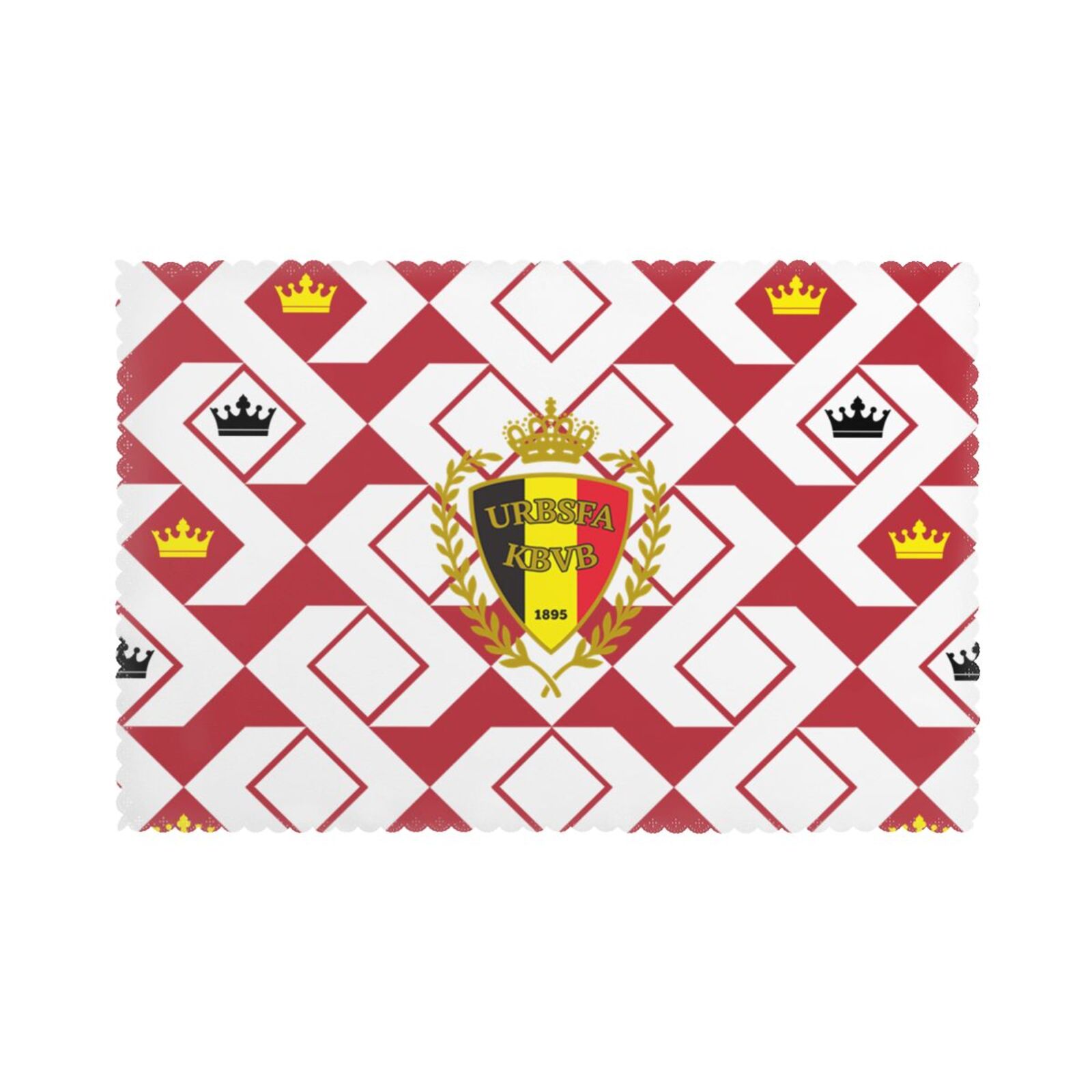 Belgium Placemat Set Of 6 PFD2258 - Soccerfana