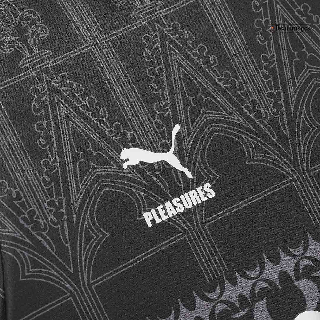 AC Milan x Pleasures Fourth Jersey Dark Version 23/24 - Soccerfana