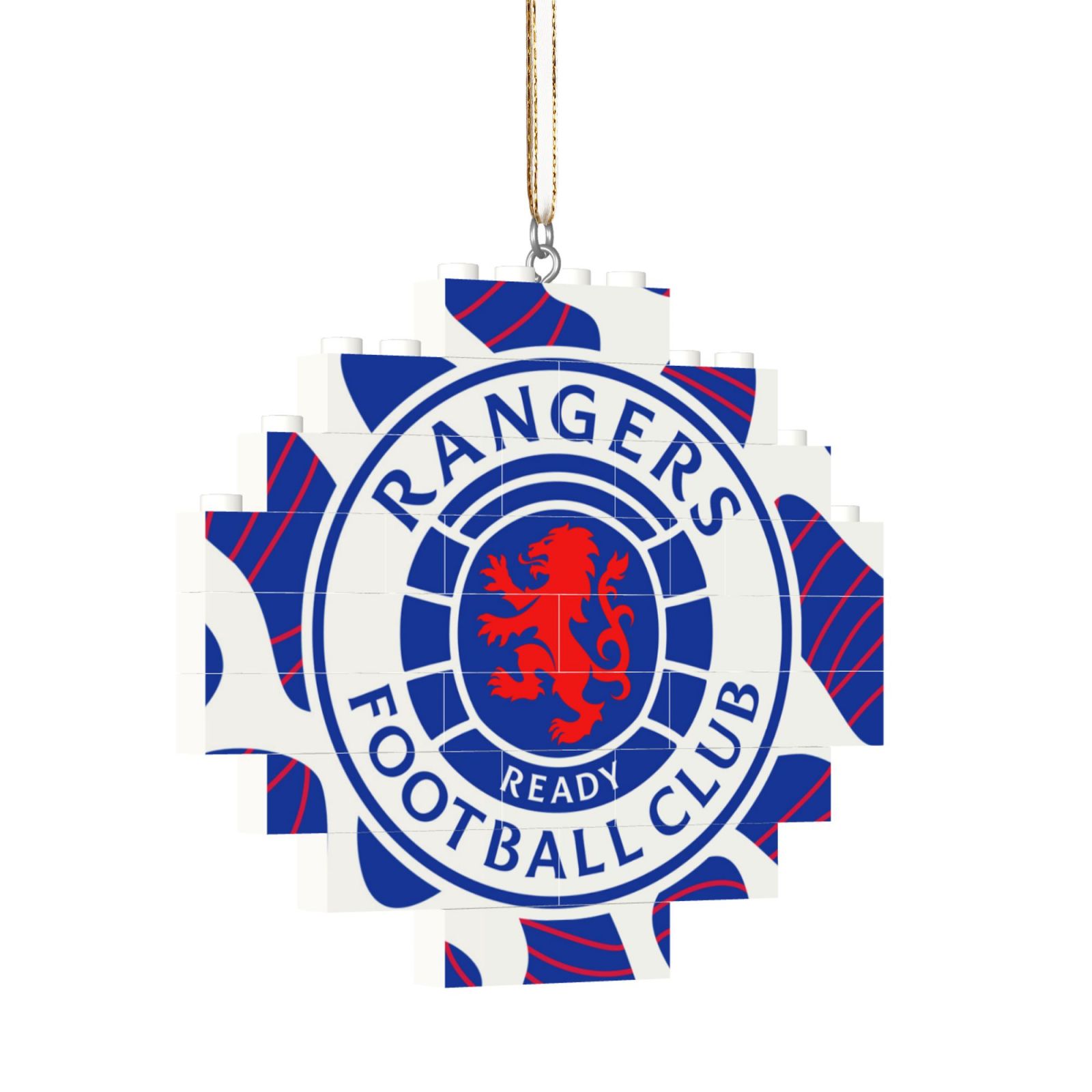 Rangers Building Block Puzzle Ornament BBP2181 - Soccerfana