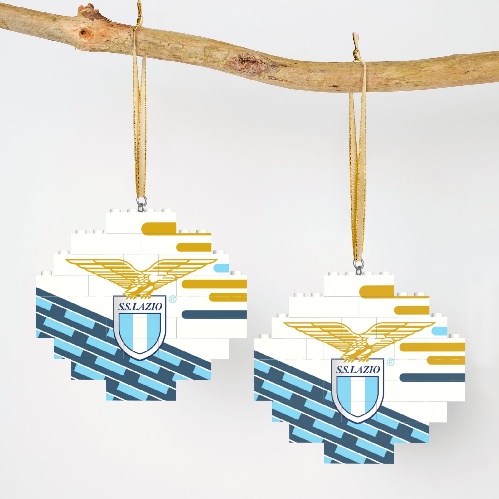 Lazio Building Block Puzzle Ornament BBP2194 - Soccerfana