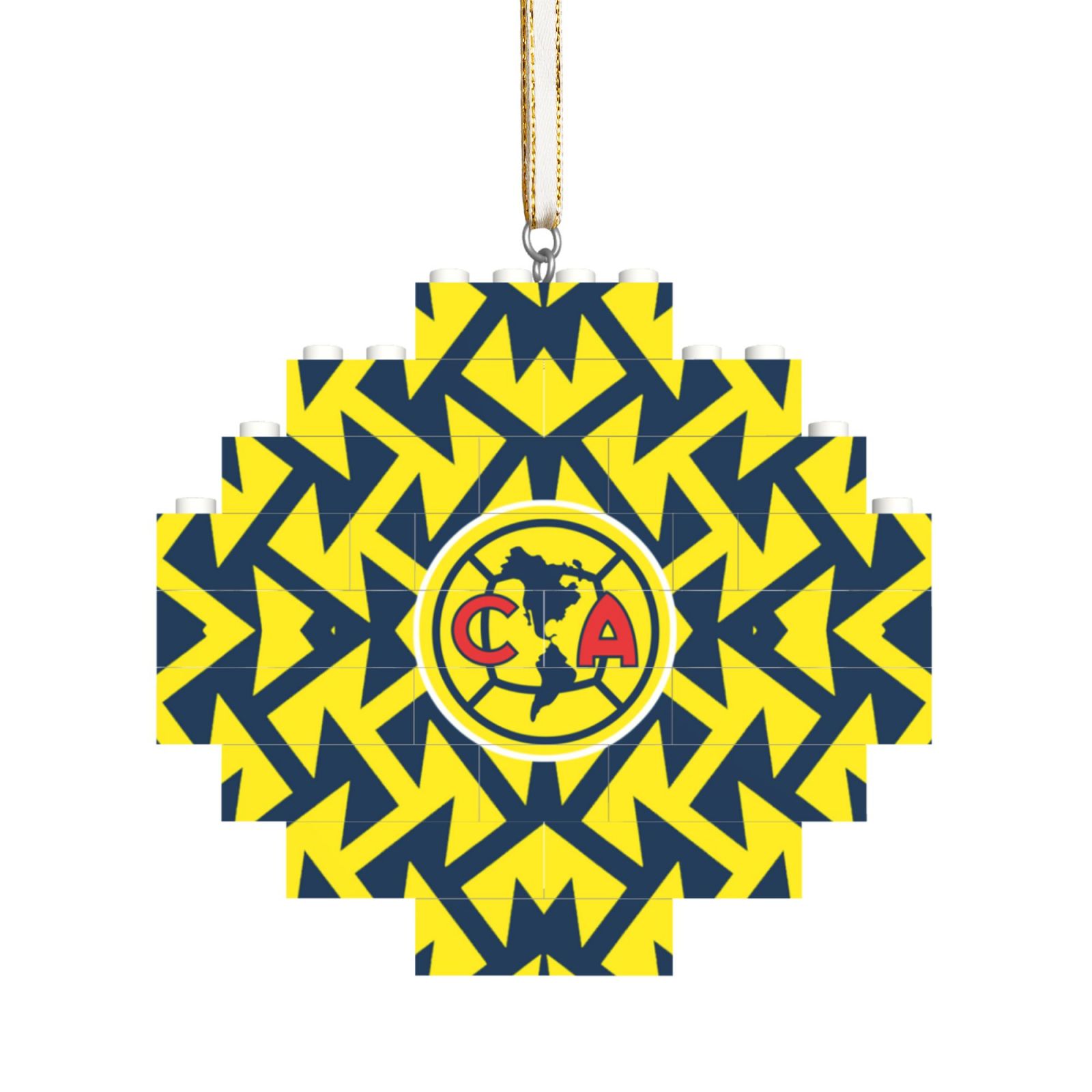Club America Building Block Puzzle Ornament BBP1982 - Soccerfana