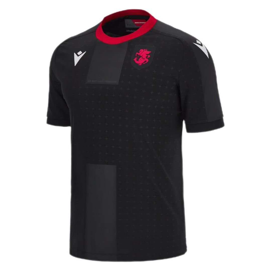 Khvicha Kvaratskhelia #7 Georgia Away Jersey EURO 2024 - Soccerfana