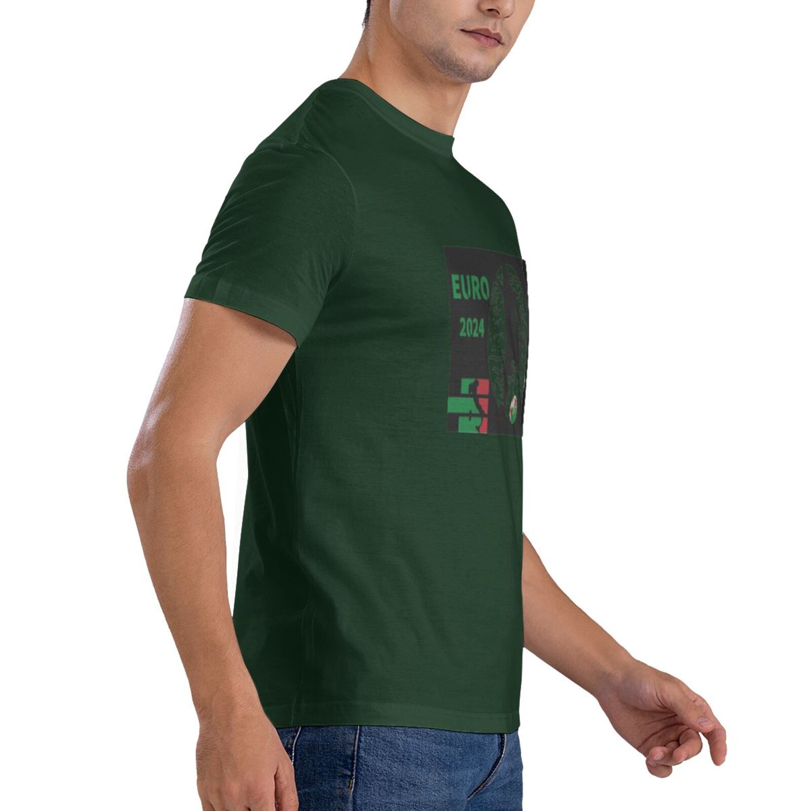 Men's Italy EURO 2024 Basic Short Sleeve T-Shirt BST1751 - Soccerfana