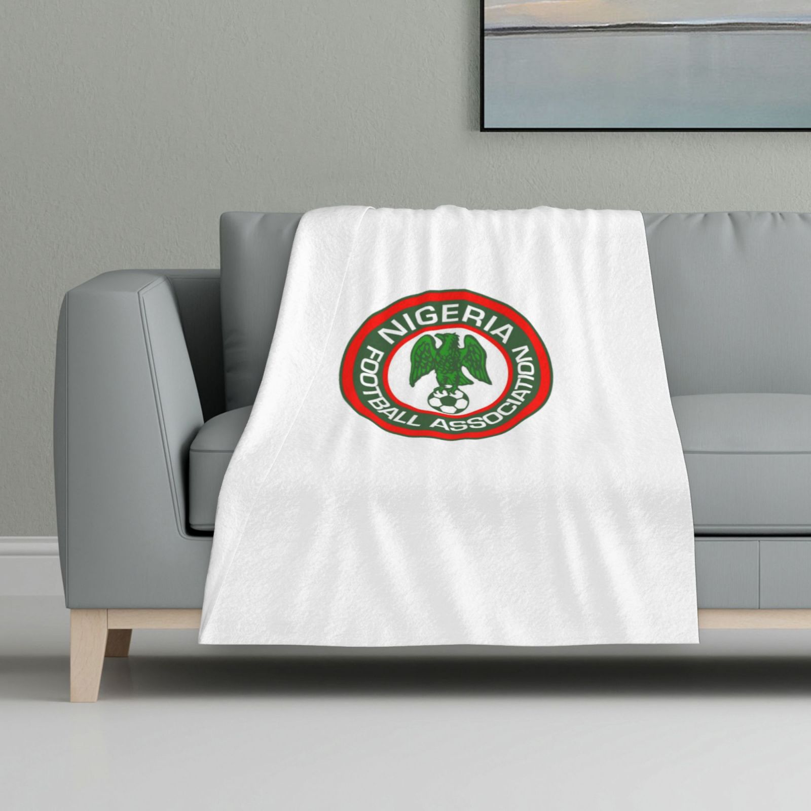 Nigeria Flannel Blanket FLB1519 - Soccerfana
