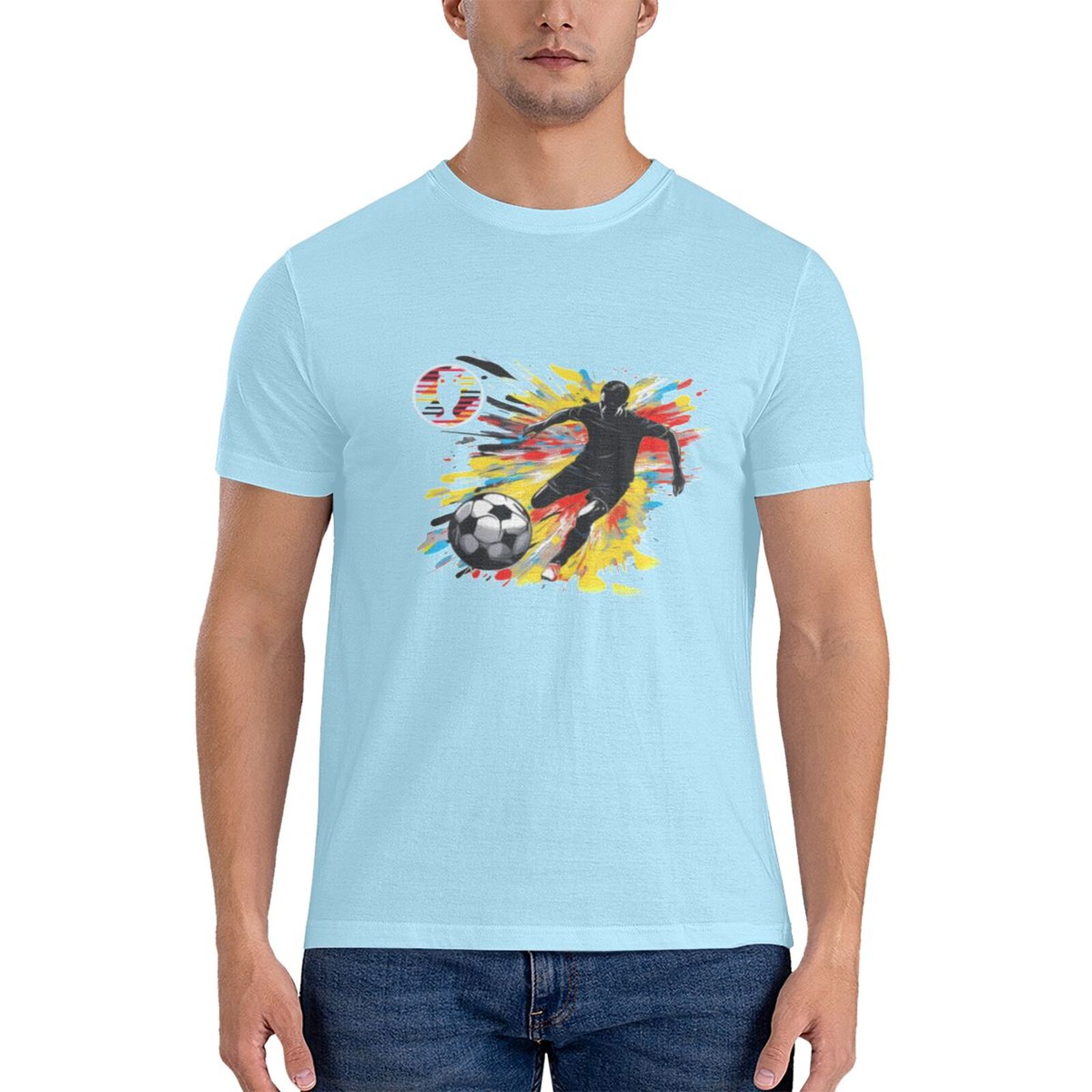 Men's Germany EURO 2024 Basic Short Sleeve T-Shirt BST1748 - Soccerfana