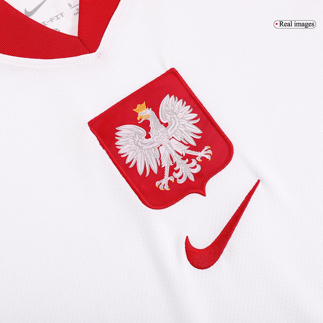 Kid's Poland Home Jersey+Shorts EURO 2024 - Soccerfana