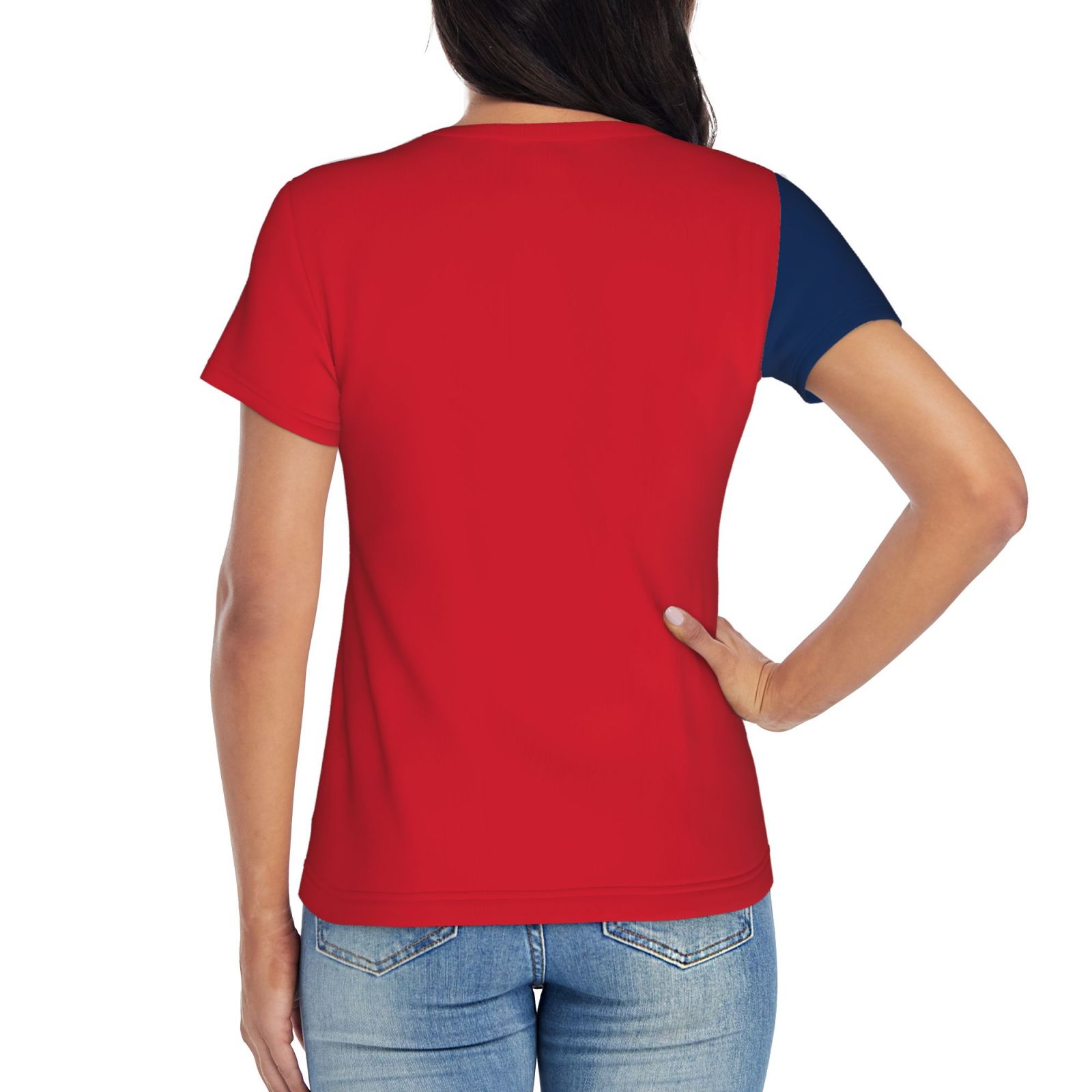 Women's France EURO 2024 Short Sleeve T-Shirt WST1720 - Soccerfana