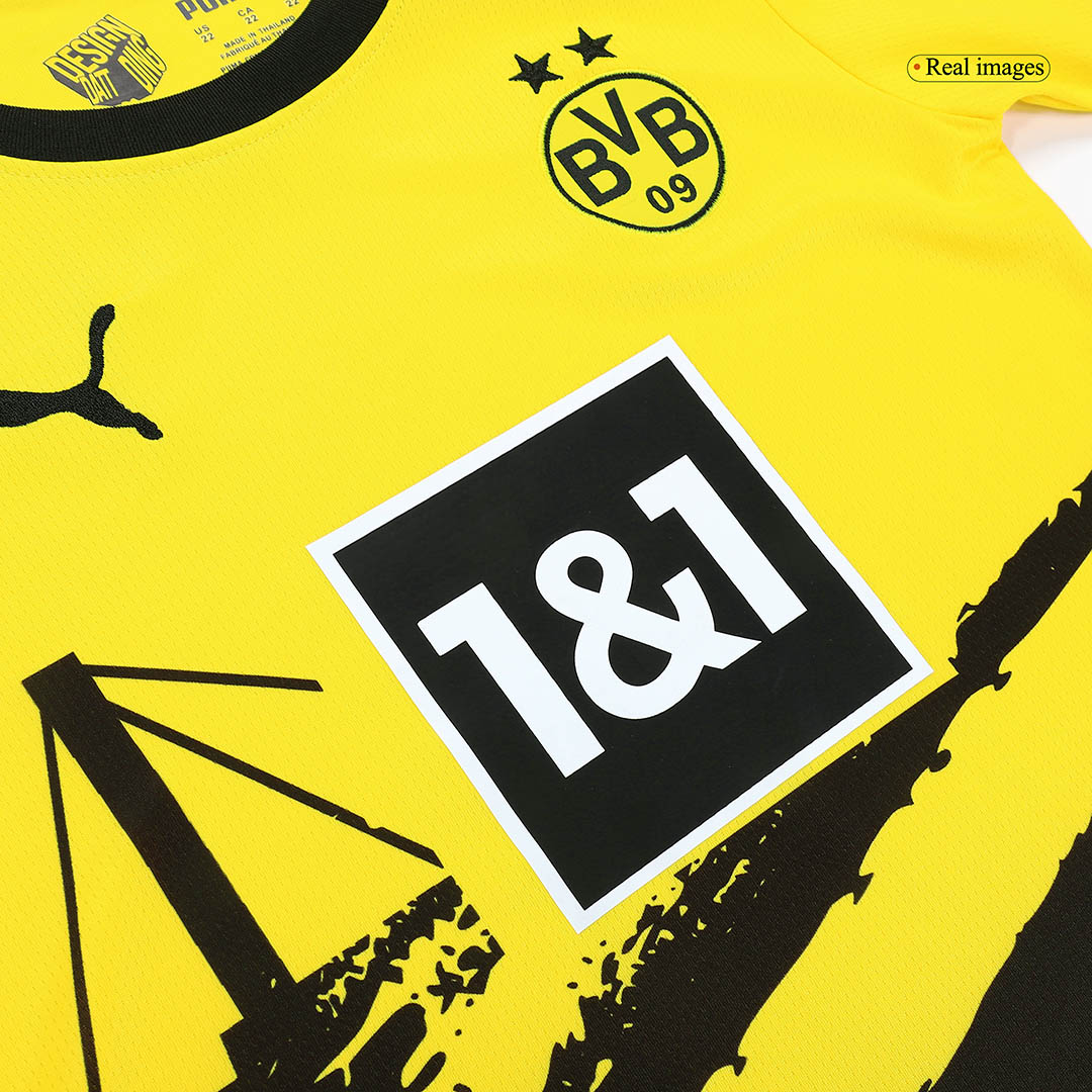Kid's Borussia Dortmund Home Jersey+Shorts 23/24 - Soccerfana