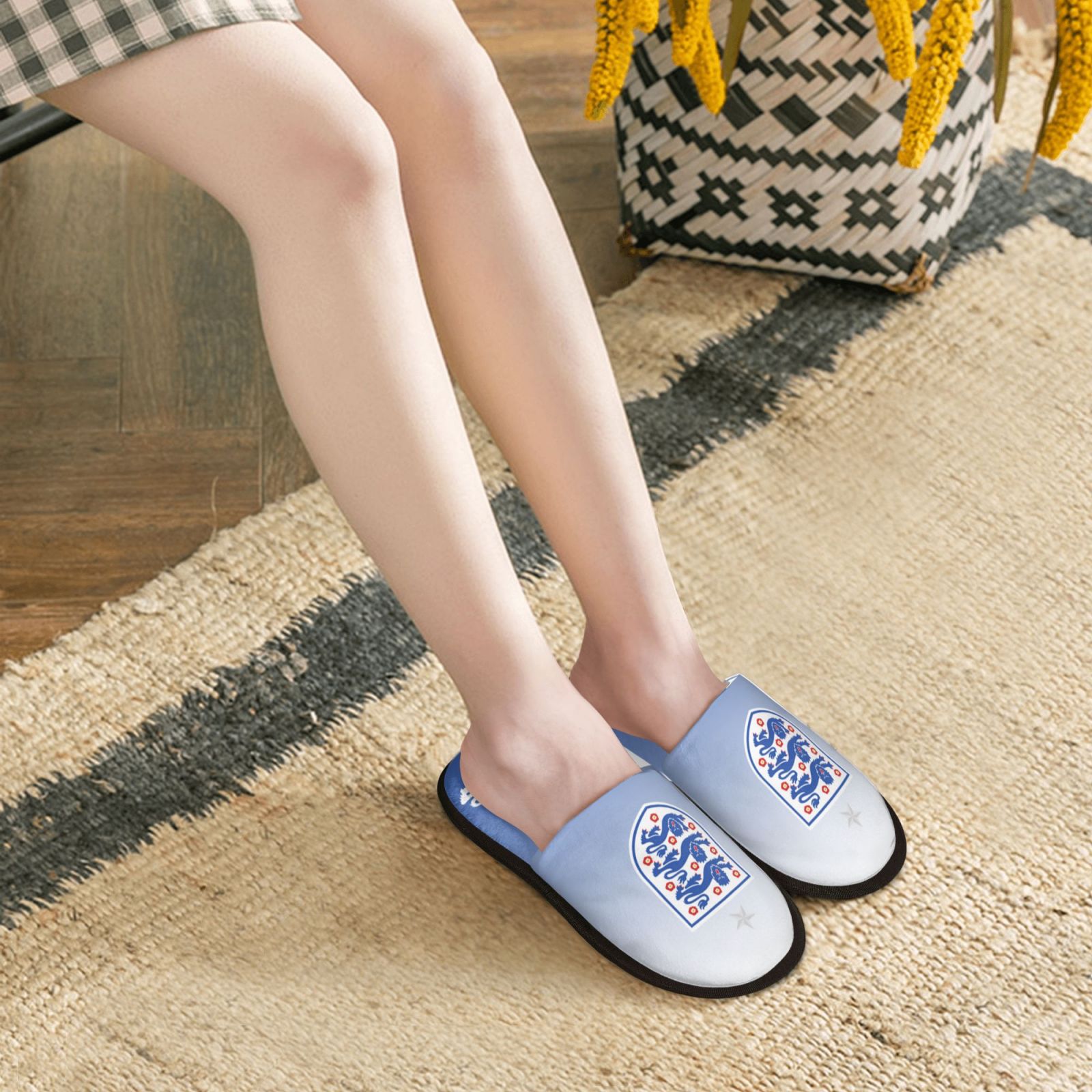 England Cotton Slippers FSP2241 - Soccerfana