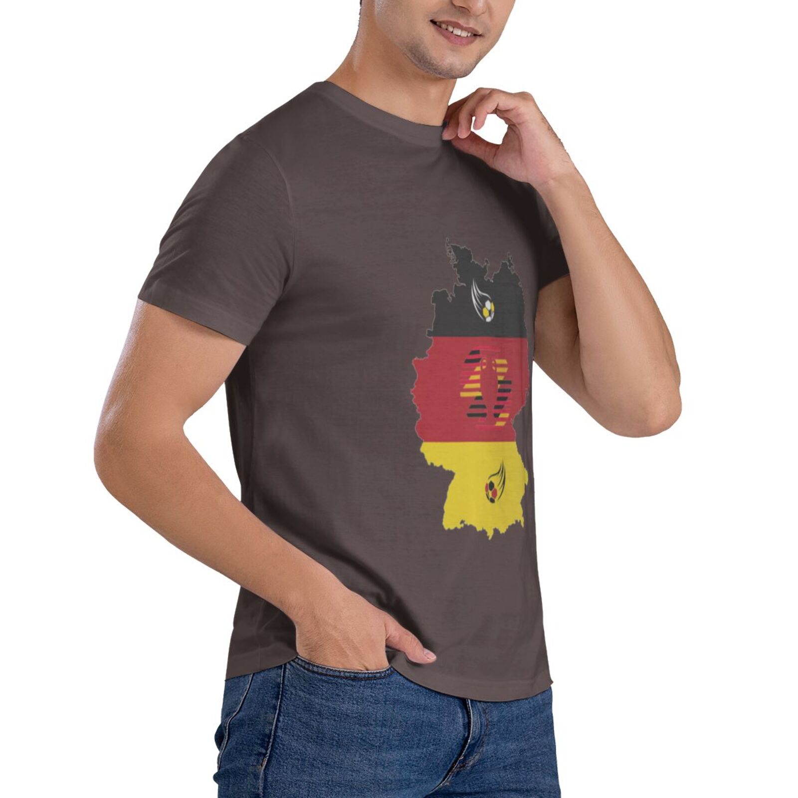 Men's Germany EURO 2024 Basic Short Sleeve T-Shirt BST1770 - Soccerfana