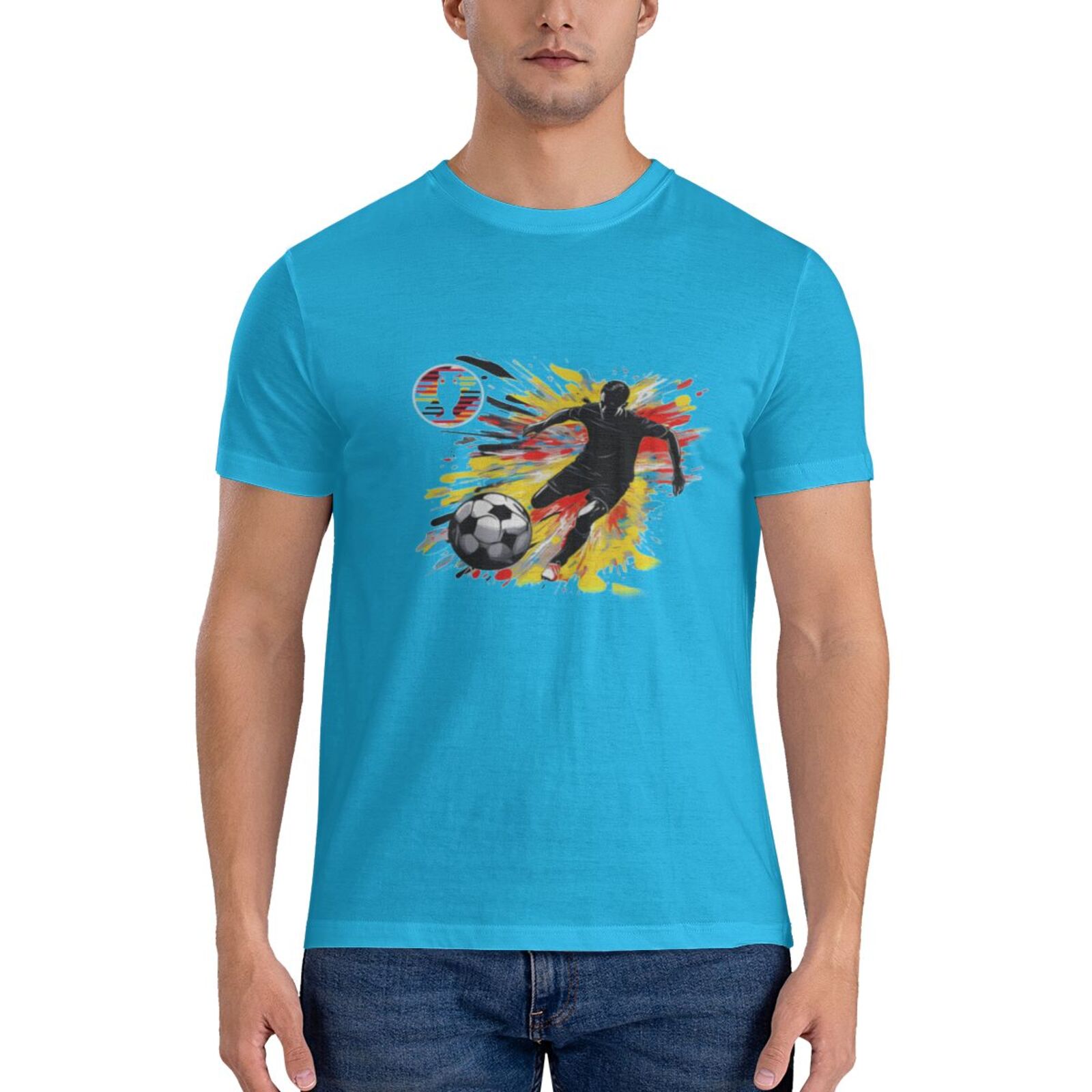 Men's Germany EURO 2024 Basic Short Sleeve T-Shirt BST1748 - Soccerfana