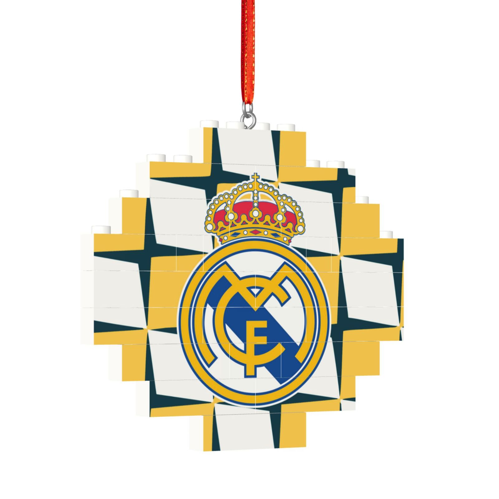 Real Madrid Building Block Puzzle Ornament BBP2173 - Soccerfana
