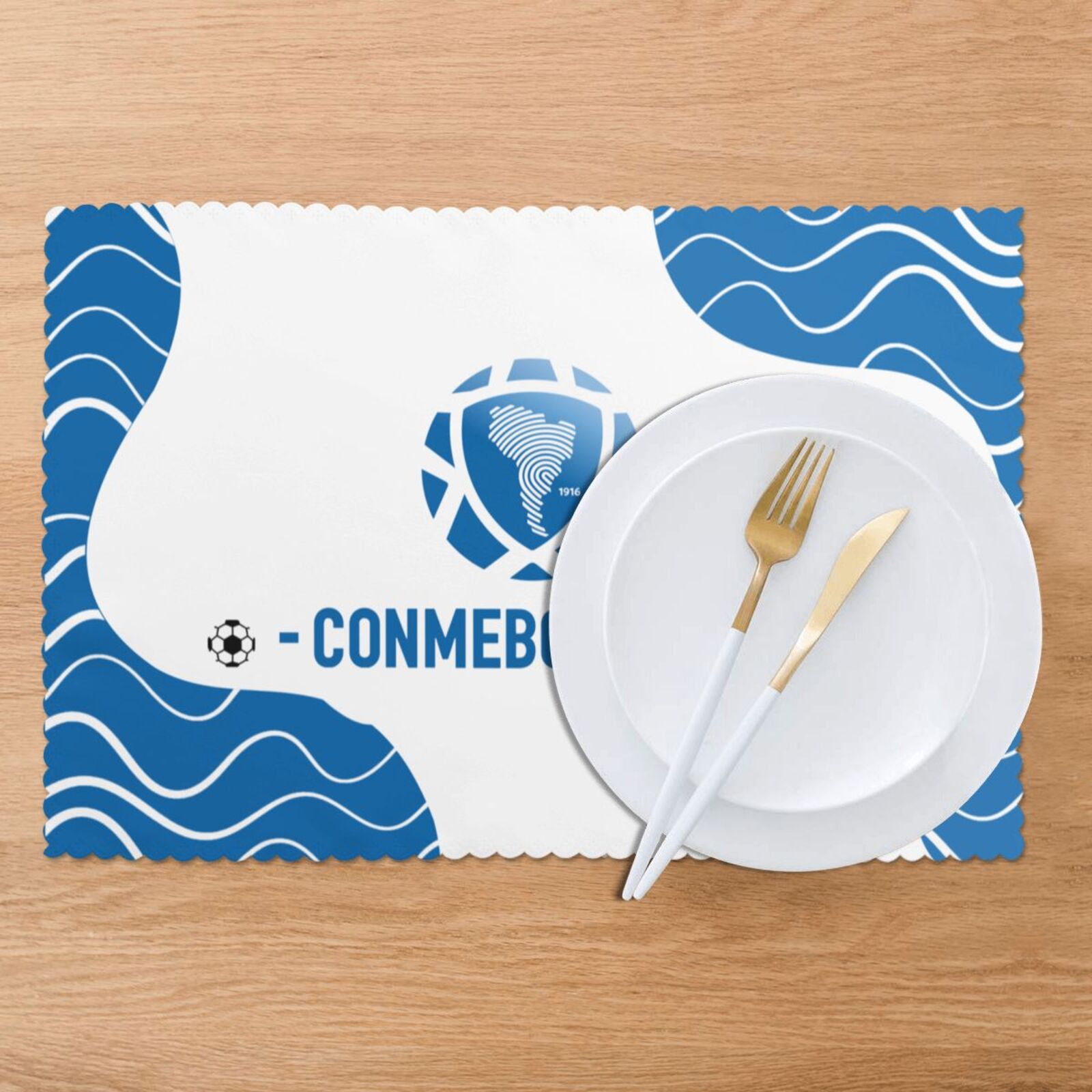 South American Placemat Set Of 6 PFD2303 - Soccerfana