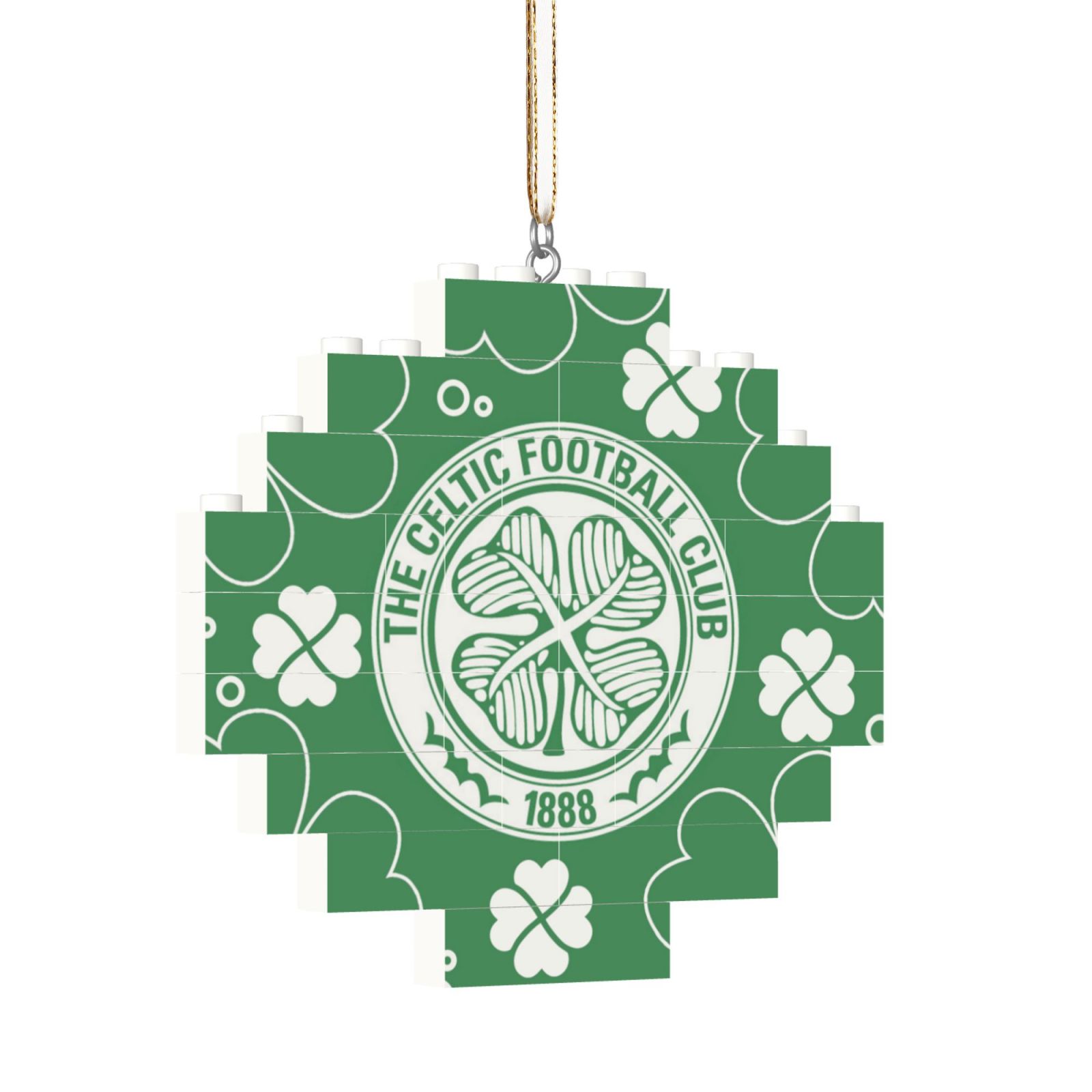 Celtic Building Block Puzzle Ornament BBP2106 - Soccerfana